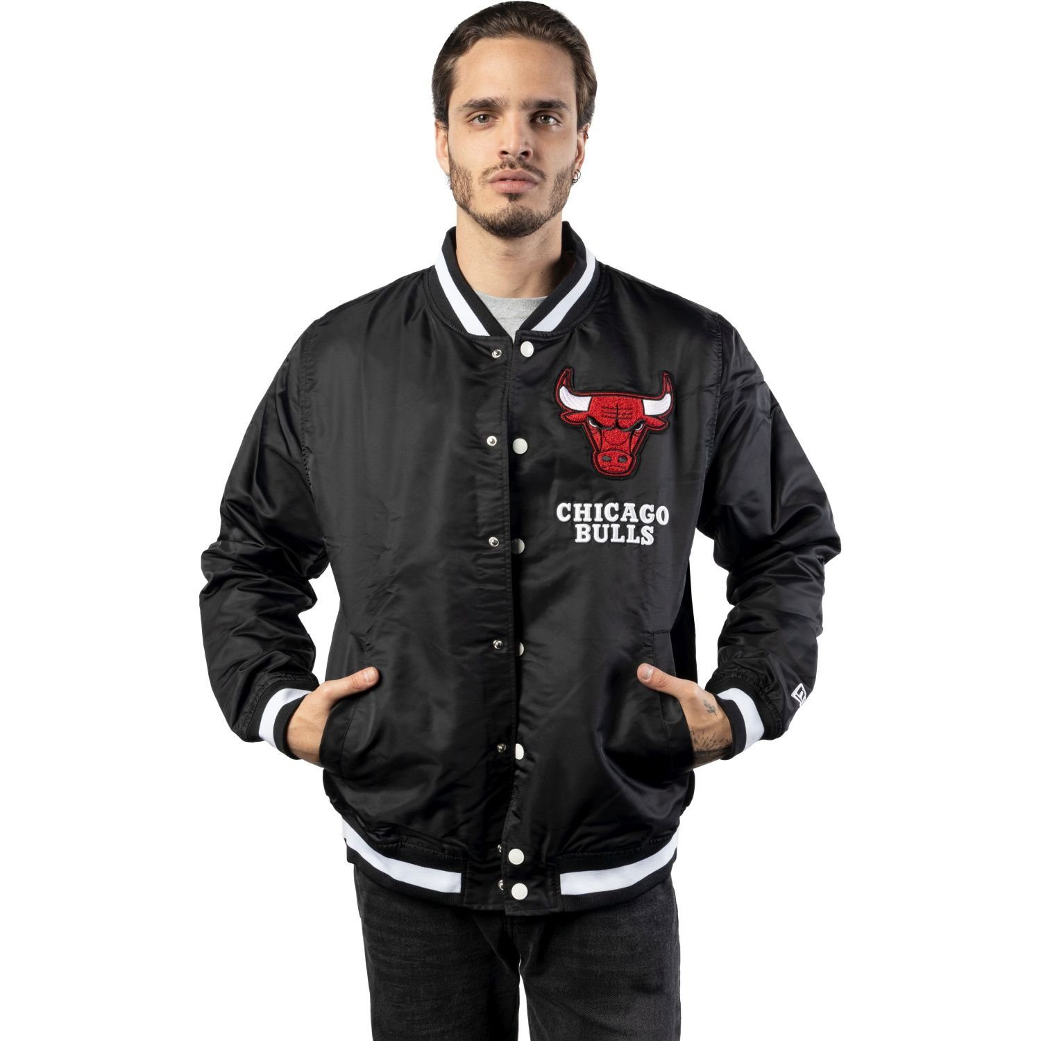 New Era Bomberjacke College LOGO SELECT Chicago Bulls