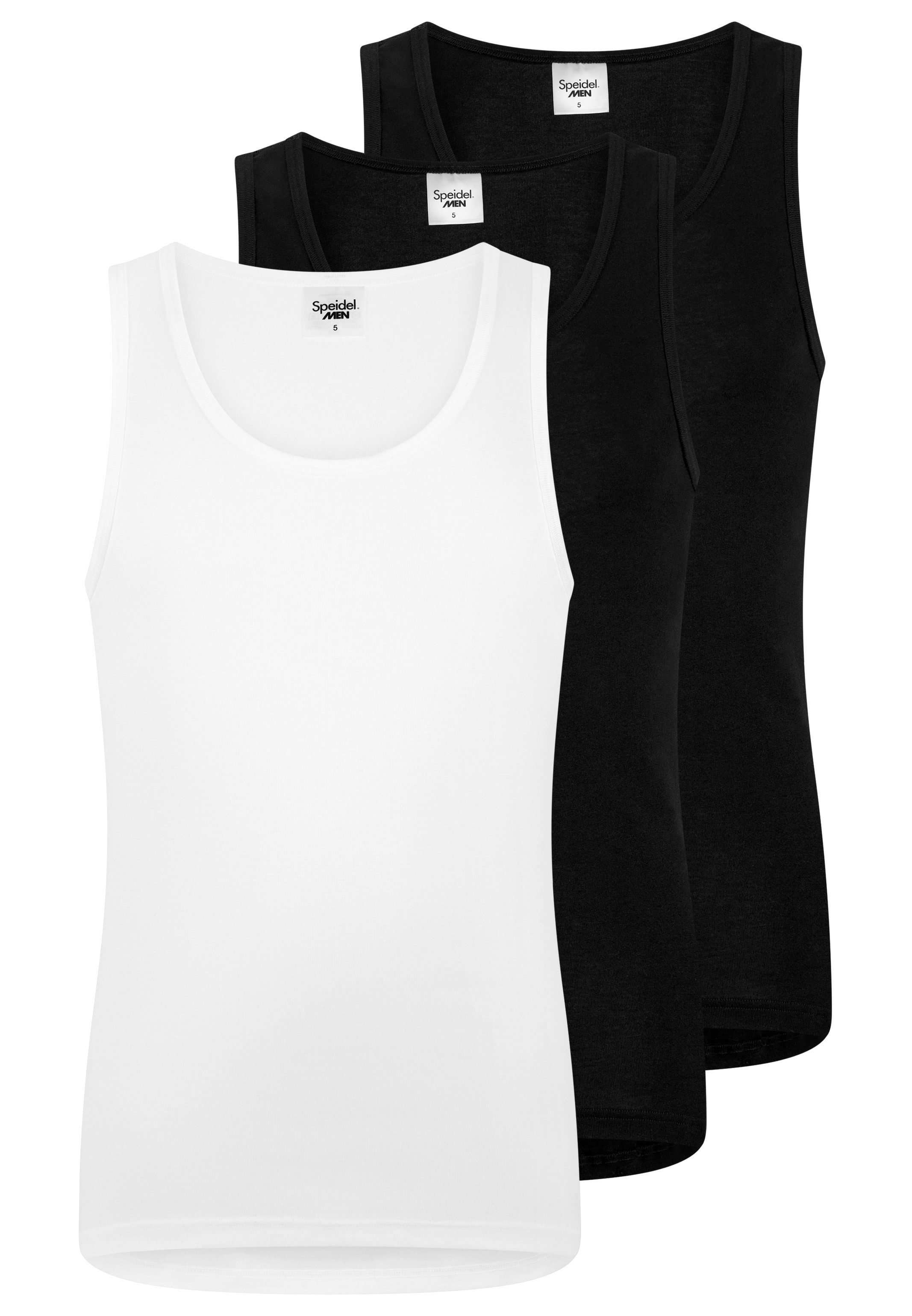 Speidel Unterhemd 3er Pack Classic (Spar-Set, 3-St) Unterhemd / Tanktop - Baumwolle - Atmungsaktiv