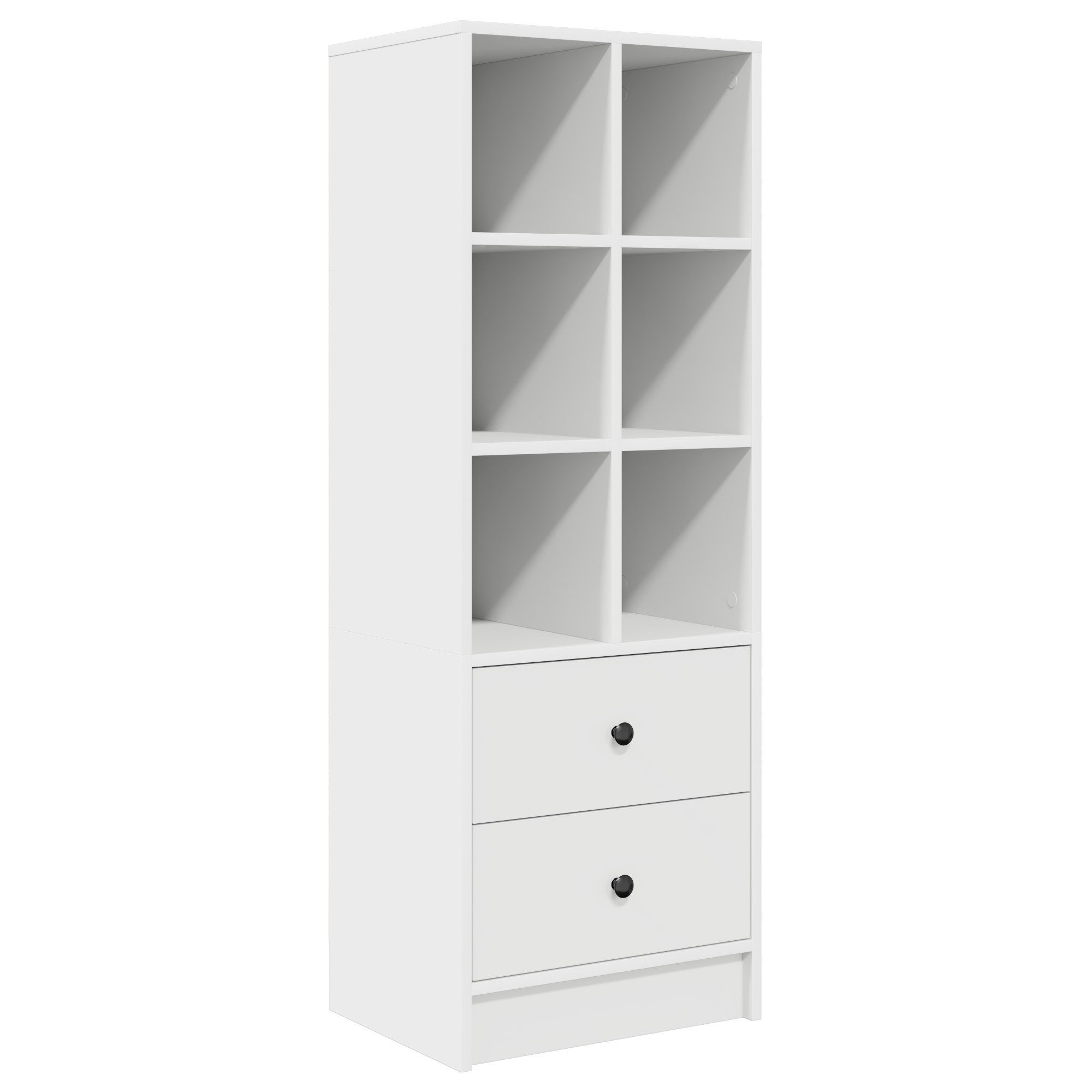 vidaXL Sideboard Weißes Regalsystem Weiß MDF günstig online kaufen