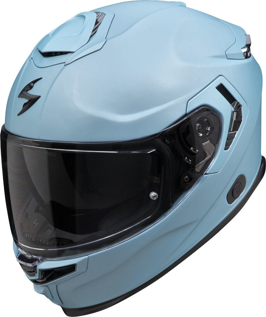 Scorpion Exo Motorradhelm EXO-GT SP Air Solid Helm, Notfallsystem-Polsterung (EQRS),integriertes Sonnenvisier