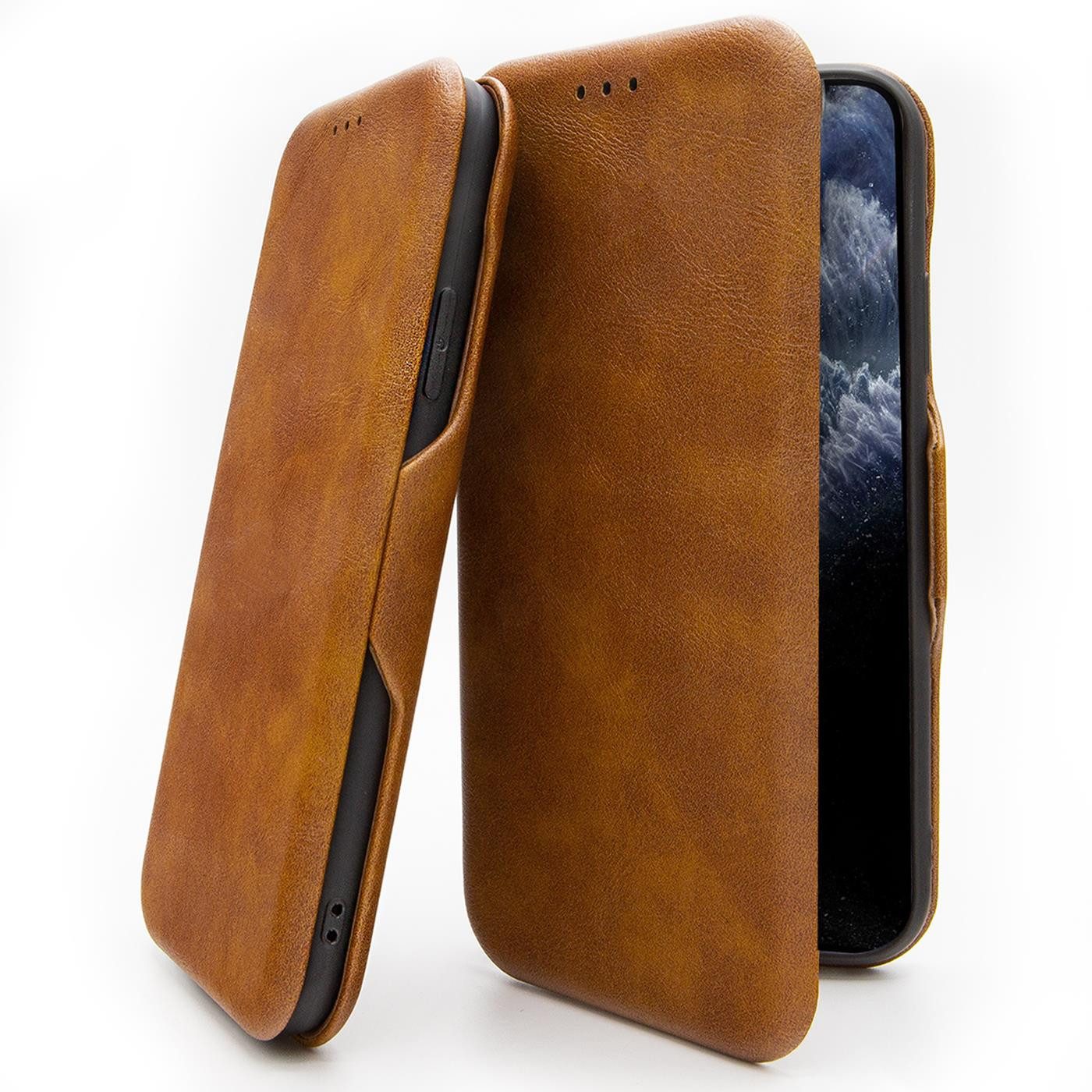CoolGadget Handyhülle Business Premium Hülle Für iPhone 17 Pro 6,3 Zoll, Handy Tasche mit Kartenfach für Apple iPhone 17 Pro Schutzhülle – Bild 5 von 5