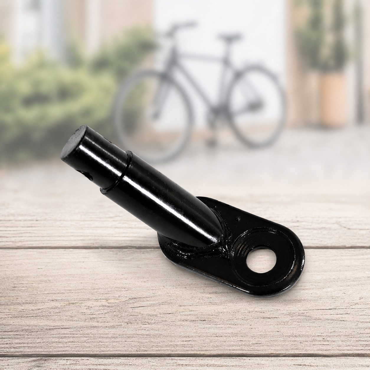 belviona Fahrradhundeanhänger Anhängerkupplung universal, Stahl schwarz, passend auch für viele andere Fahrradanhänger