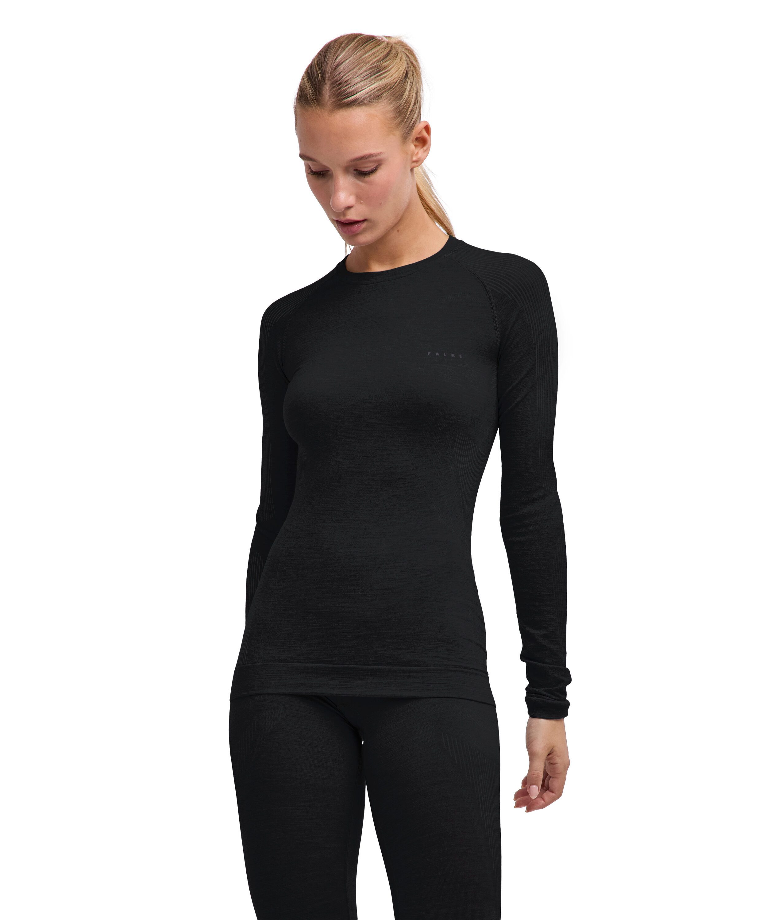 Funktionsshirt FALKE Langarmshirt Wool-Tech Light