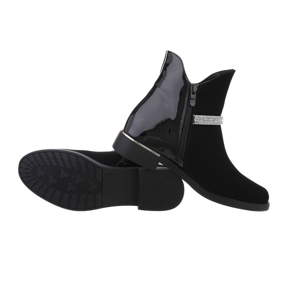 Ital-Design Damen Elegant Stiefelette (84633663) Blockabsatz günstig online kaufen