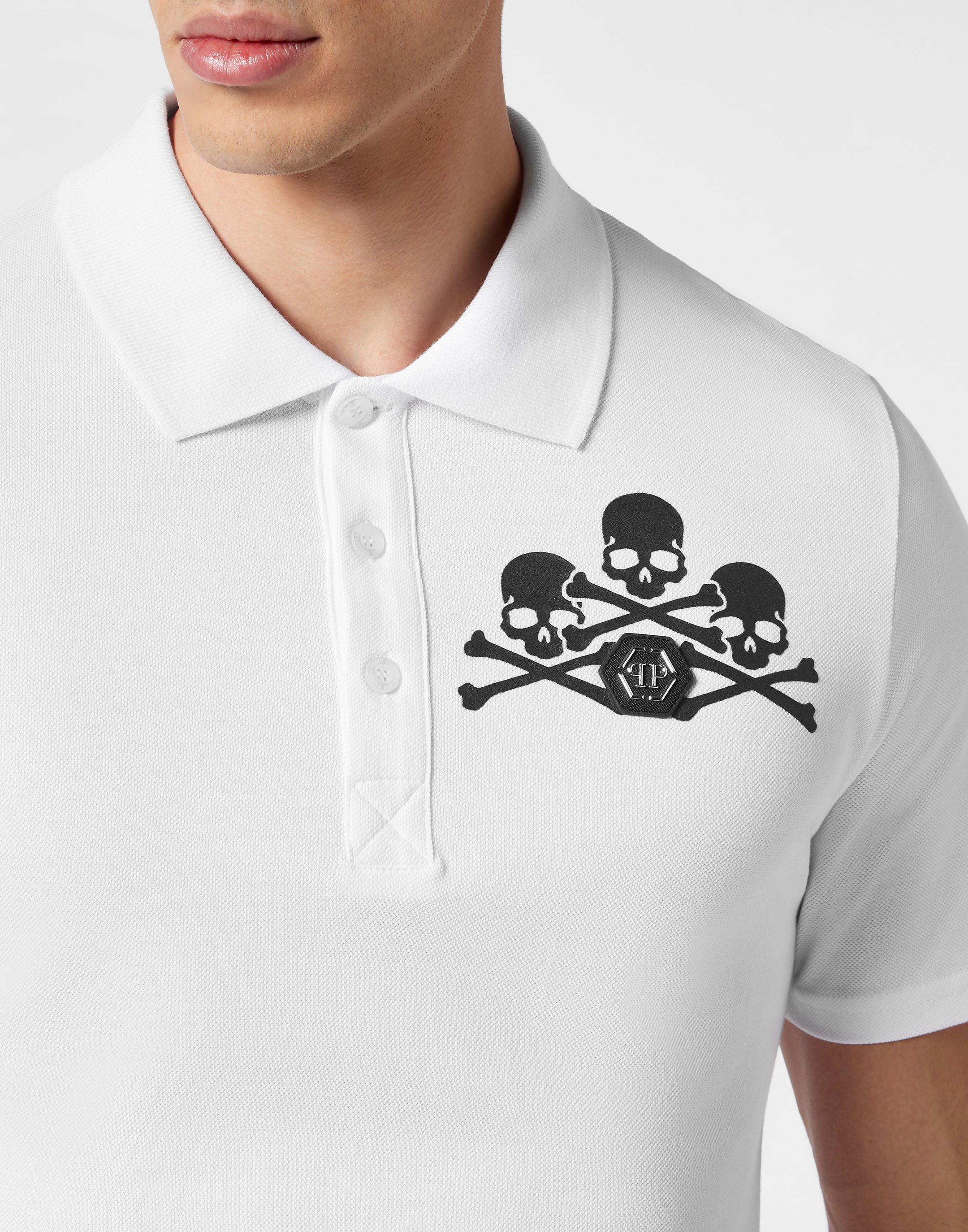 PHILIPP PLEIN Poloshirt Skull