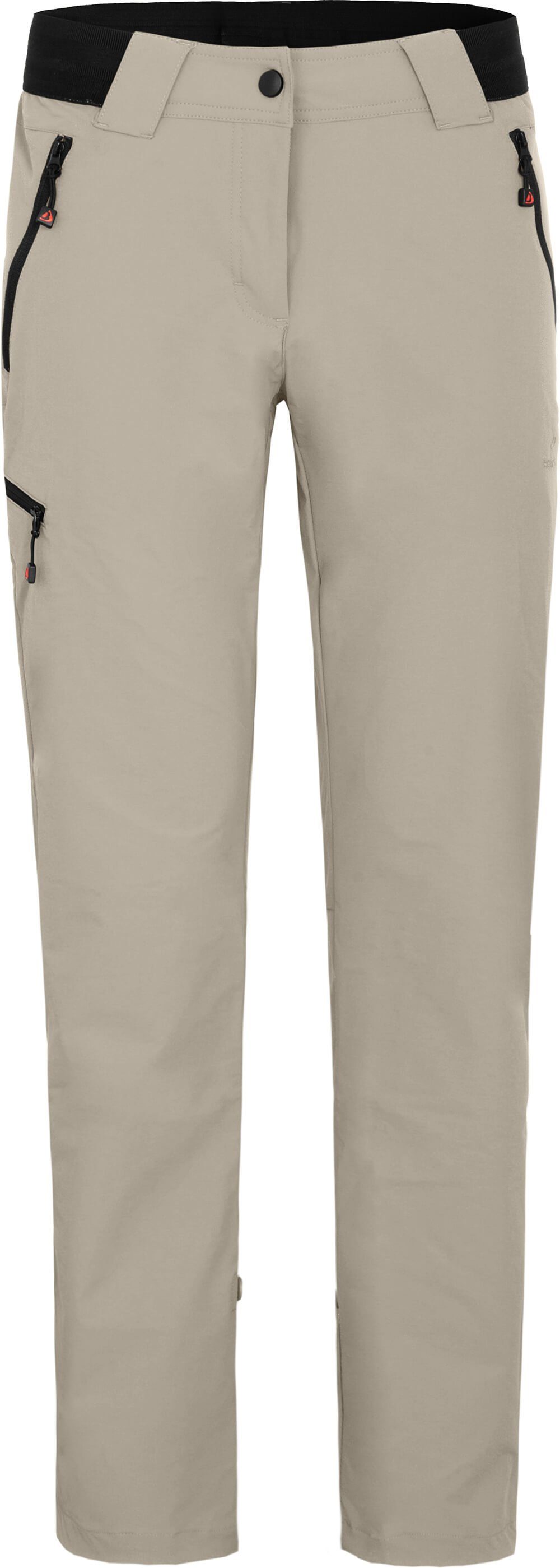 Bergson Outdoorhose VIDAA COMFORT Damen Wanderhose, leicht, strapazierfähig, Normalgrößen, beige