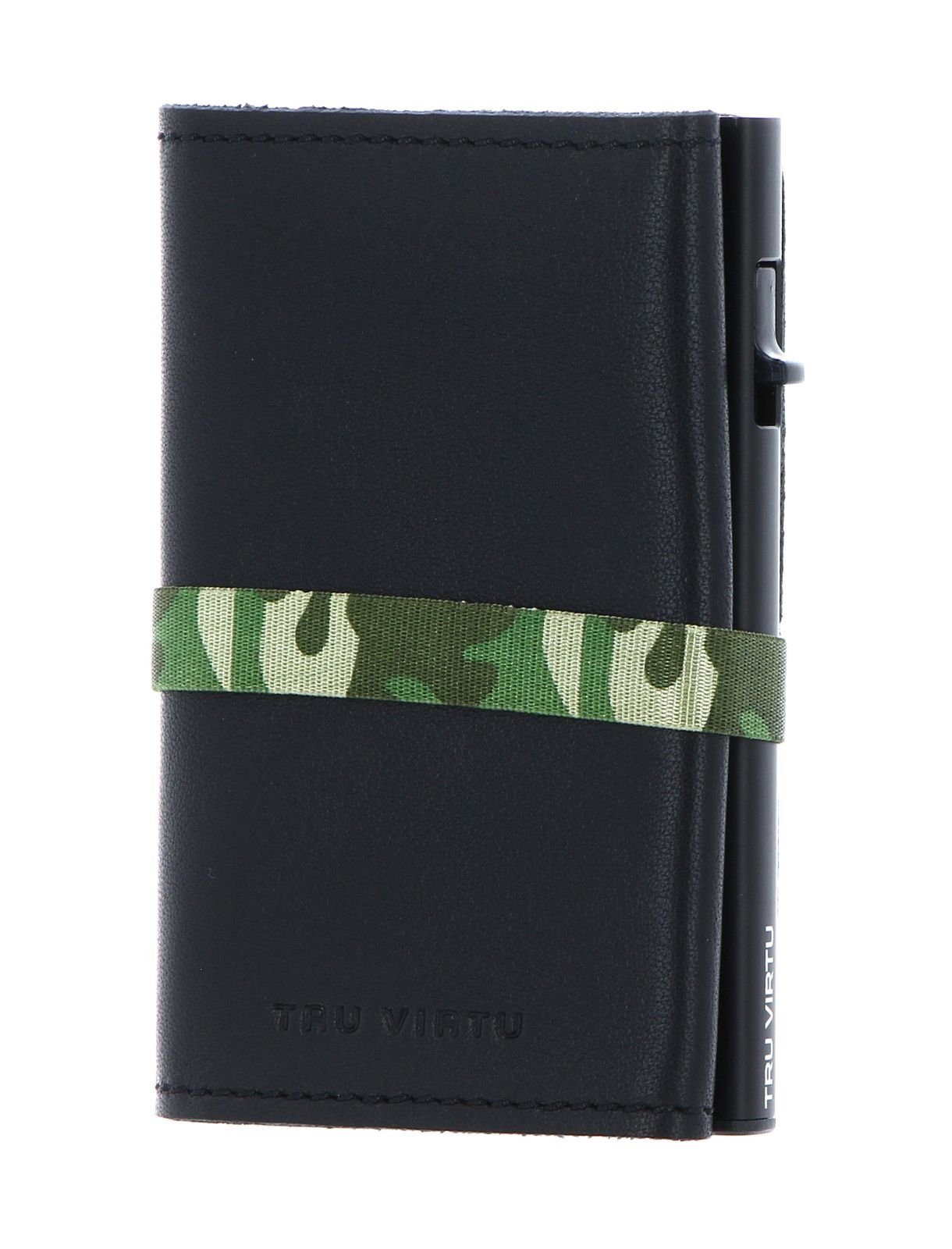 Tarnmuster Black & VIRTU / Black TRU Kartenetui Click Nappa Slide