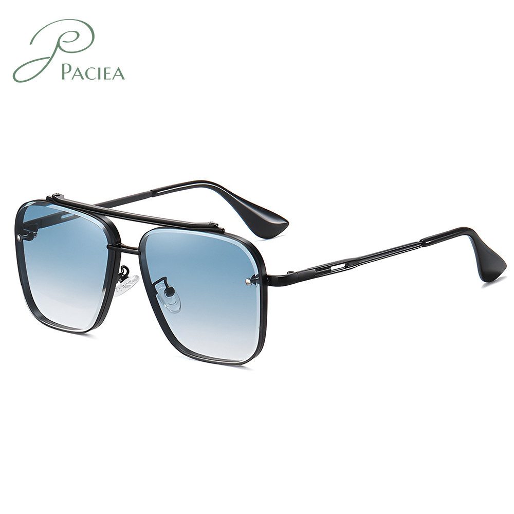 PACIEA Sonnenbrille Gradient Colorful Two Tone Oversized Blendfrei Polarisiert