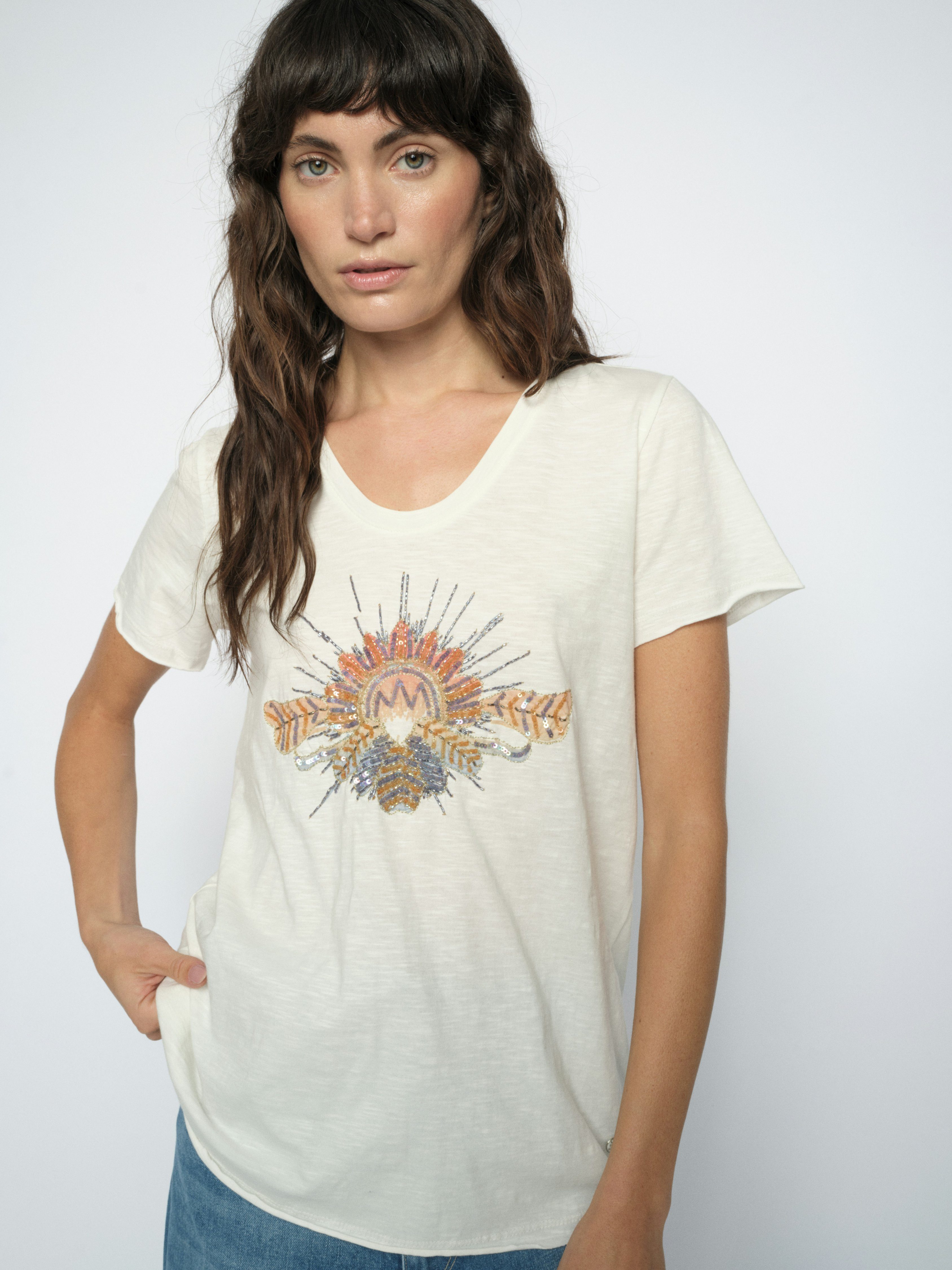 Mos Mosh T-Shirt MMTonia O-SS Glam Tee