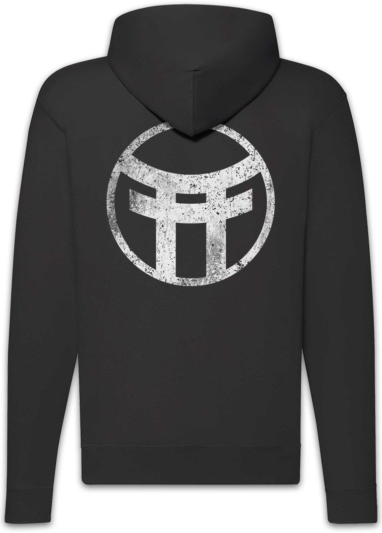 Urban Backwoods Sweatjacke Vintage Yashida Clan II Zipper Hoodie Logo Symbol Way Of Wolverine The (1-tlg) Warrior Mon Comic Cartoon
