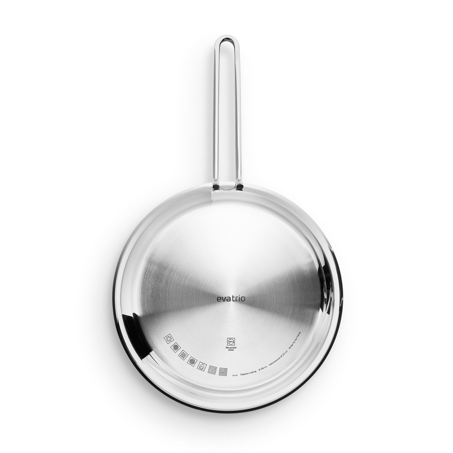 Eva Solo Bratpfanne Laser-Titanium-Antihaftbeschichtung 28 cm, Edelstahl