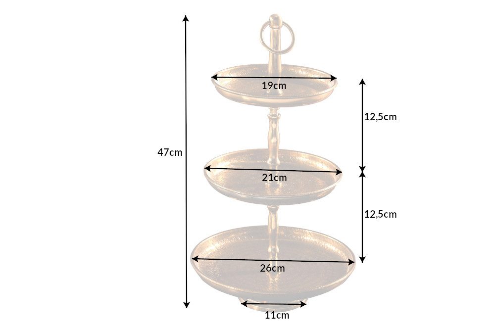 riess-ambiente Dekoetagere ORIENT 47cm gold (Einzelartikel, 1 St), Metall · Küche · Wohnzimmer · Accessoires · Schmuck. € 34,95