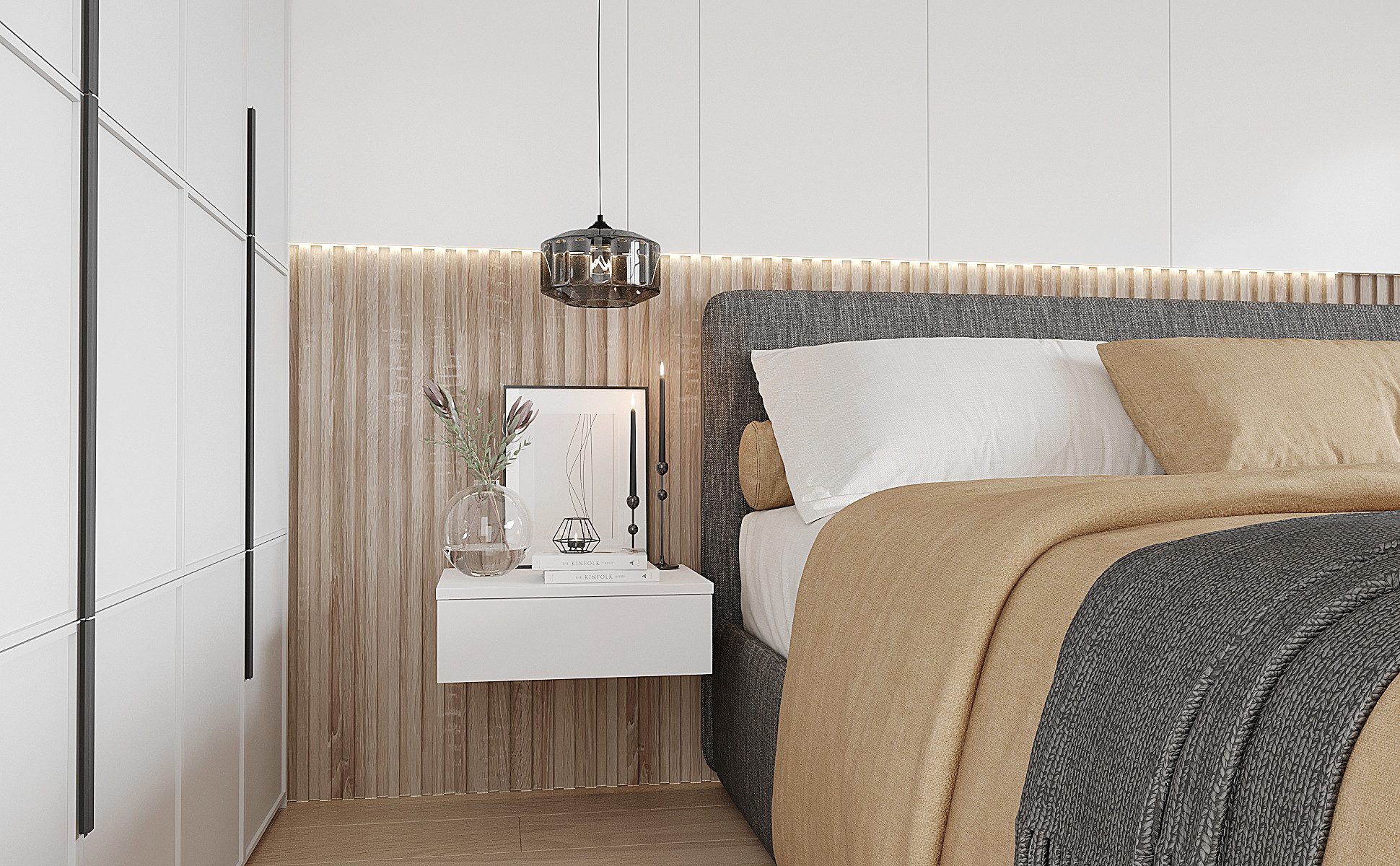 KOMTO Wandregal mit Schublade Monaco - Nachttisch Hängend Wandmontage, 2-tl günstig online kaufen