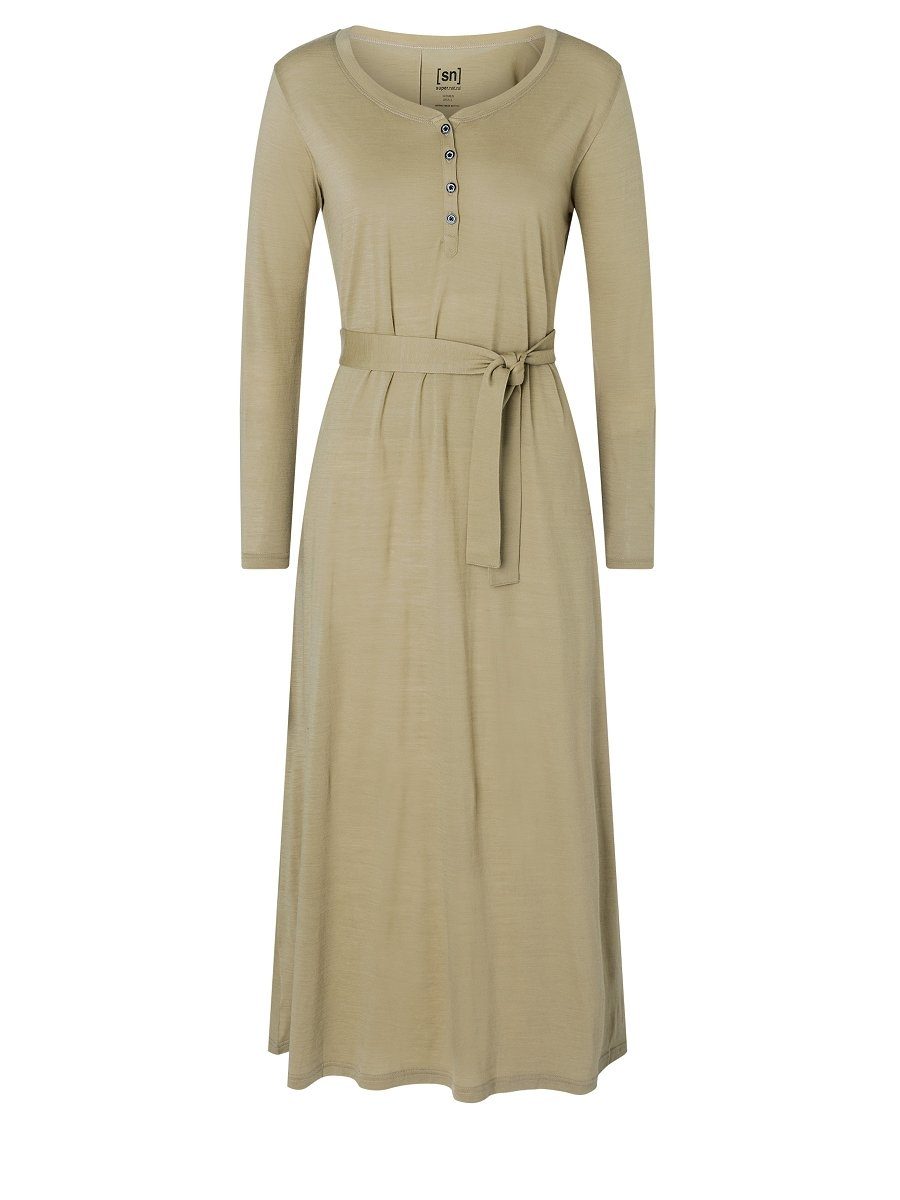 SUPER.NATURAL Sweatkleid Merino Kleid W ANTWERPEN günstig online kaufen