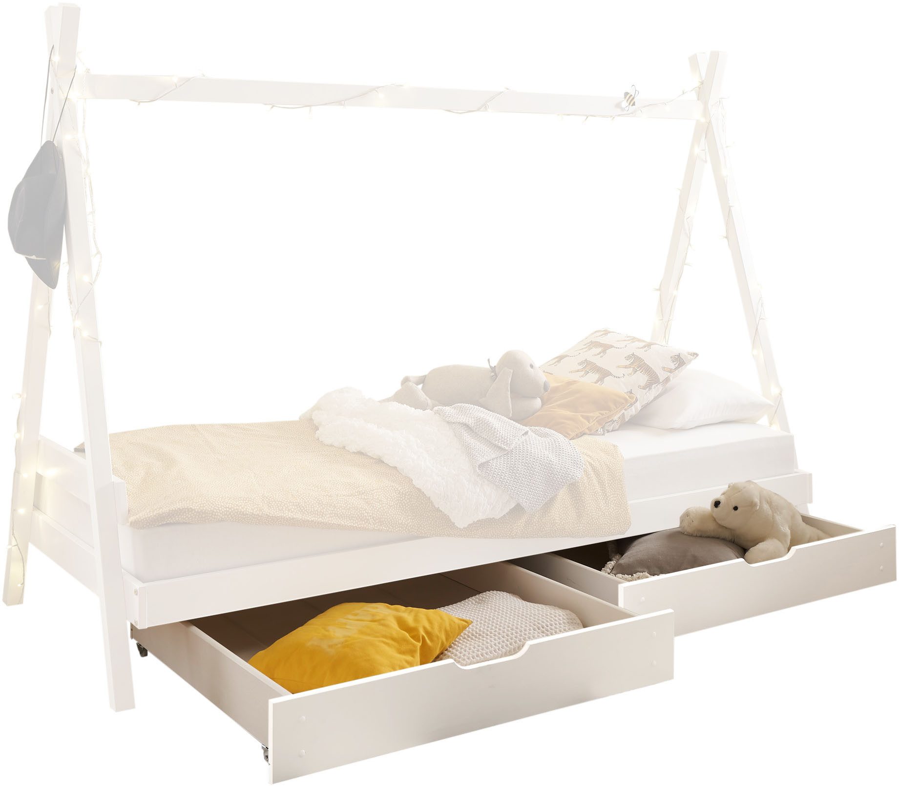 Begabino Bettschubkasten Sora, 2-teiliges Set