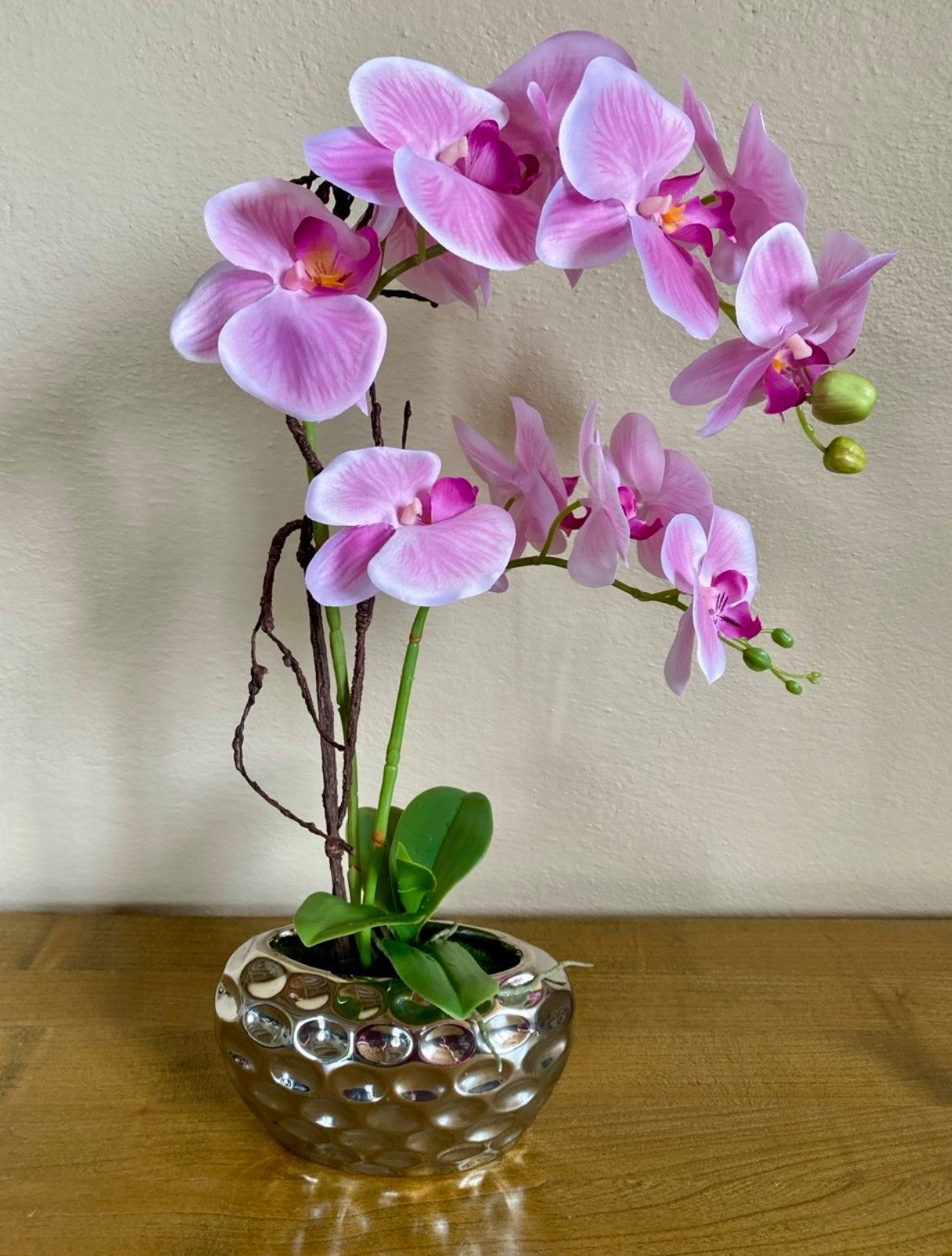 Kunstorchidee Kunstpflanze Orchidee Orchidee, Creativ green, Höhe 55.00 cm, im Keramiktopf