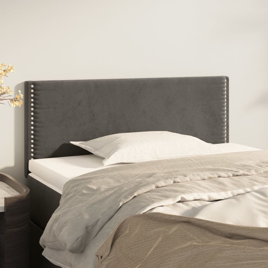 vidaXL Kopfteil Kopfteil Dunkelgrau 80x5x78/88 cm günstig online kaufen