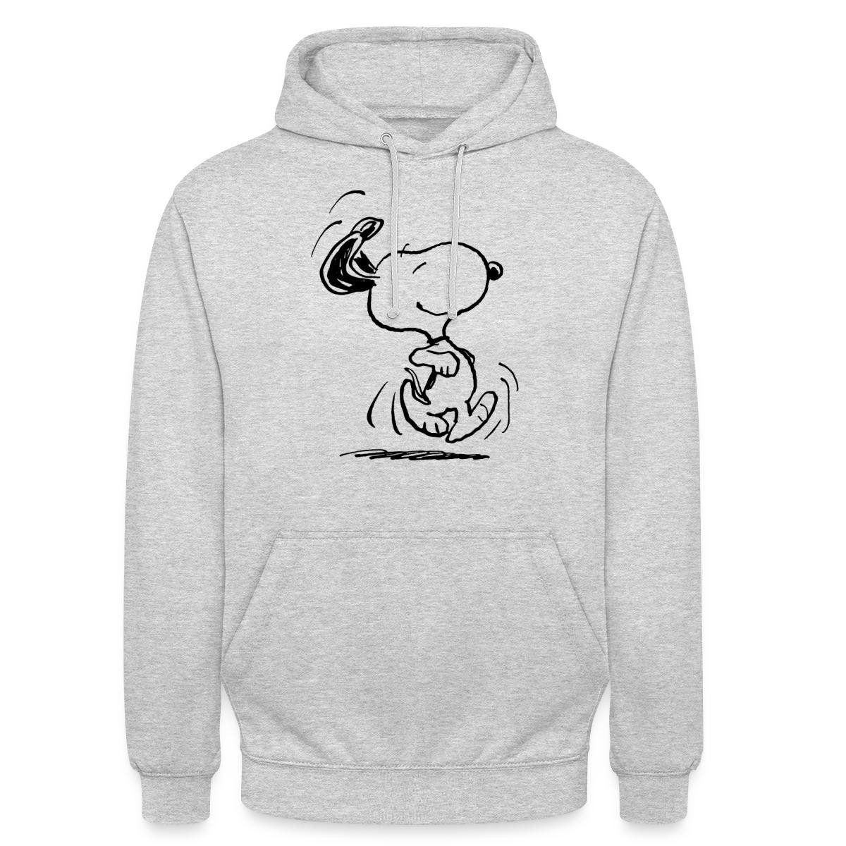 Spreadshirt Hoodie Peanuts Snoopy Happy Unisex Hoodie (1-tlg)