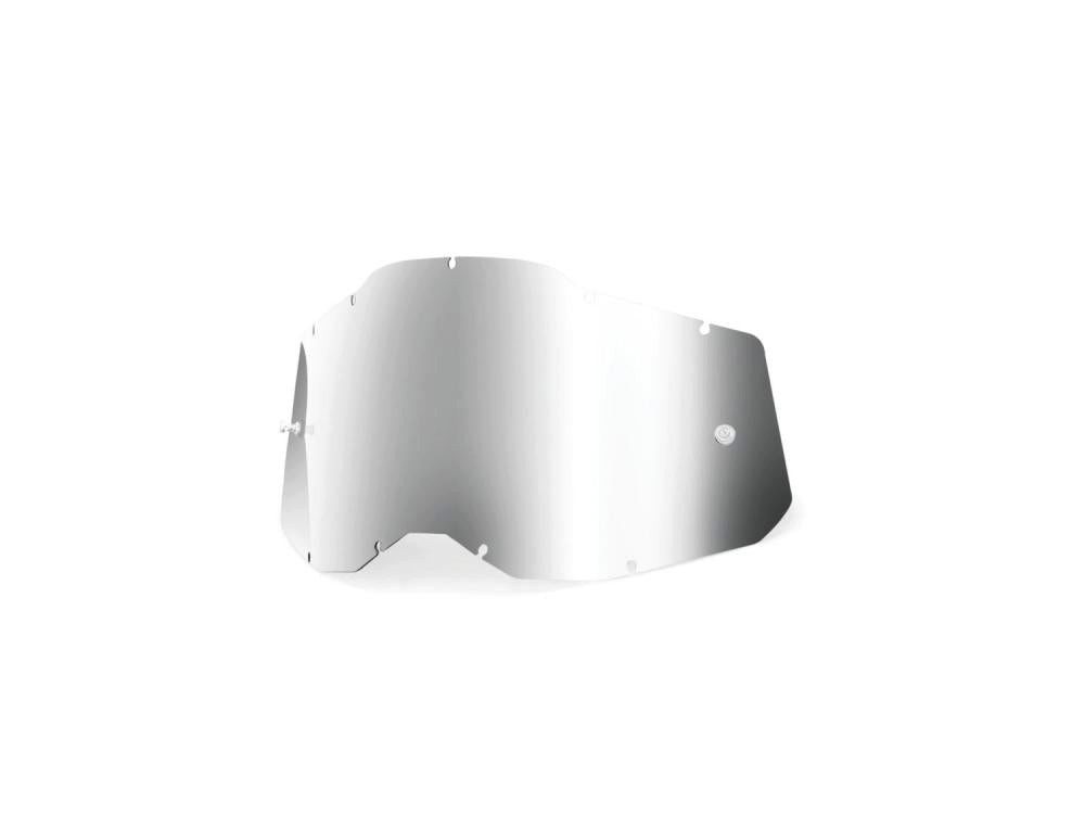 100% Fahrradbrille 100% Gen 2 Junior replacement lens unis silver - verspiegelte Ersatzsc