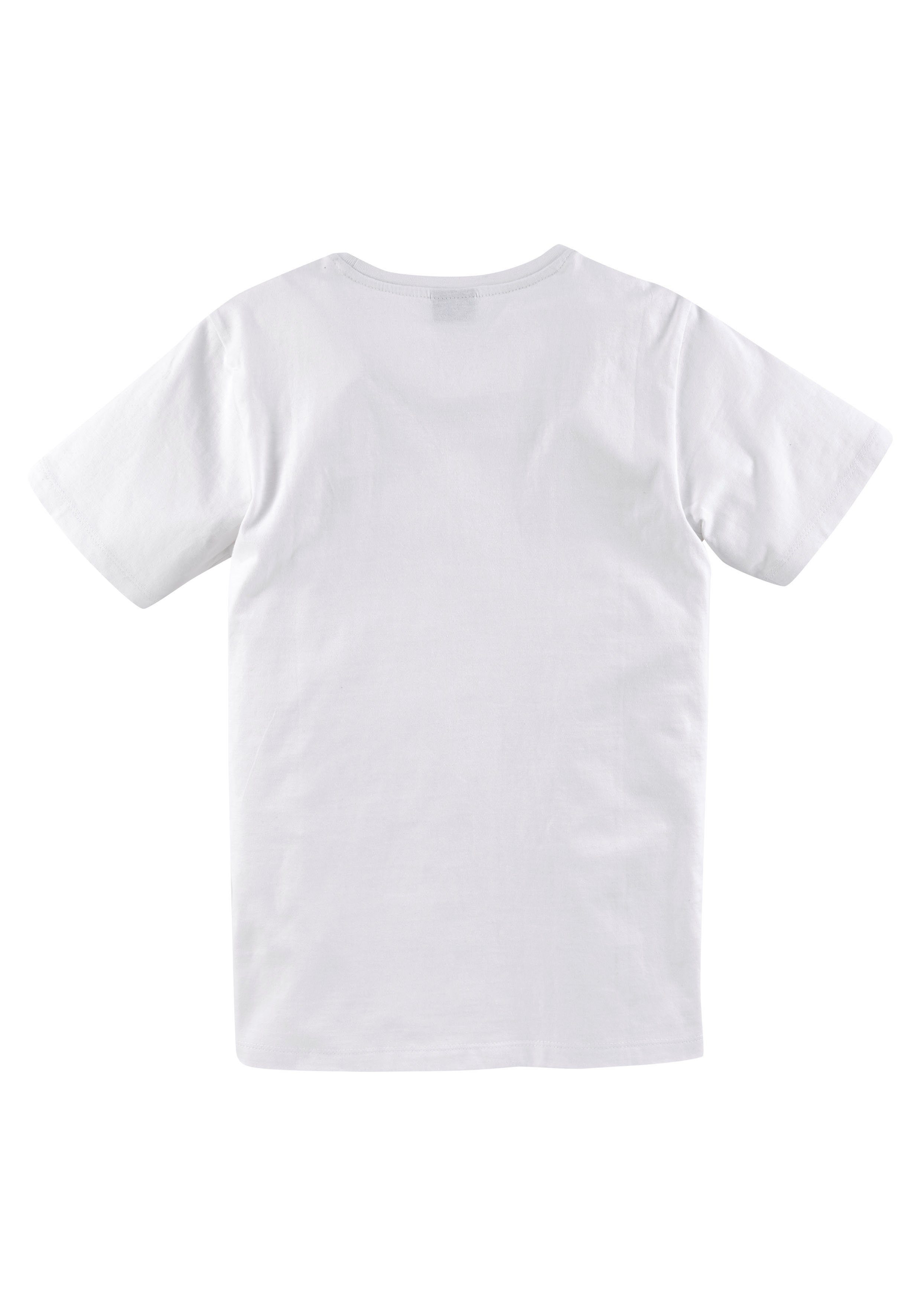 KIDSWORLD T-Shirt GAMING ZONE Kurzarm, Basic-Passform, mit Foliendruck