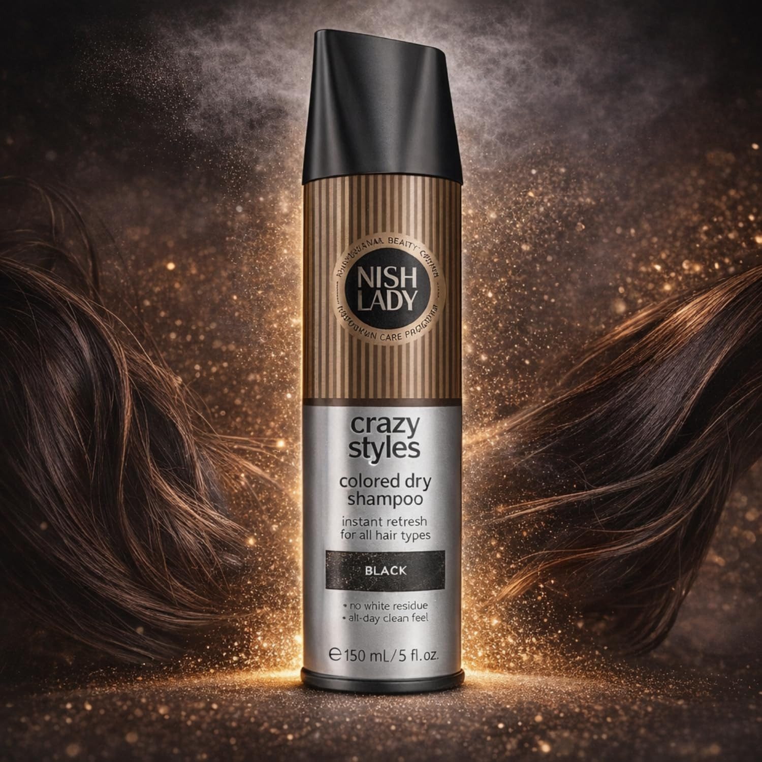 Nishlady Trockenshampoo Nishlady Farbiges Trockenshampoo 150 ml – 3 Haarfarben
