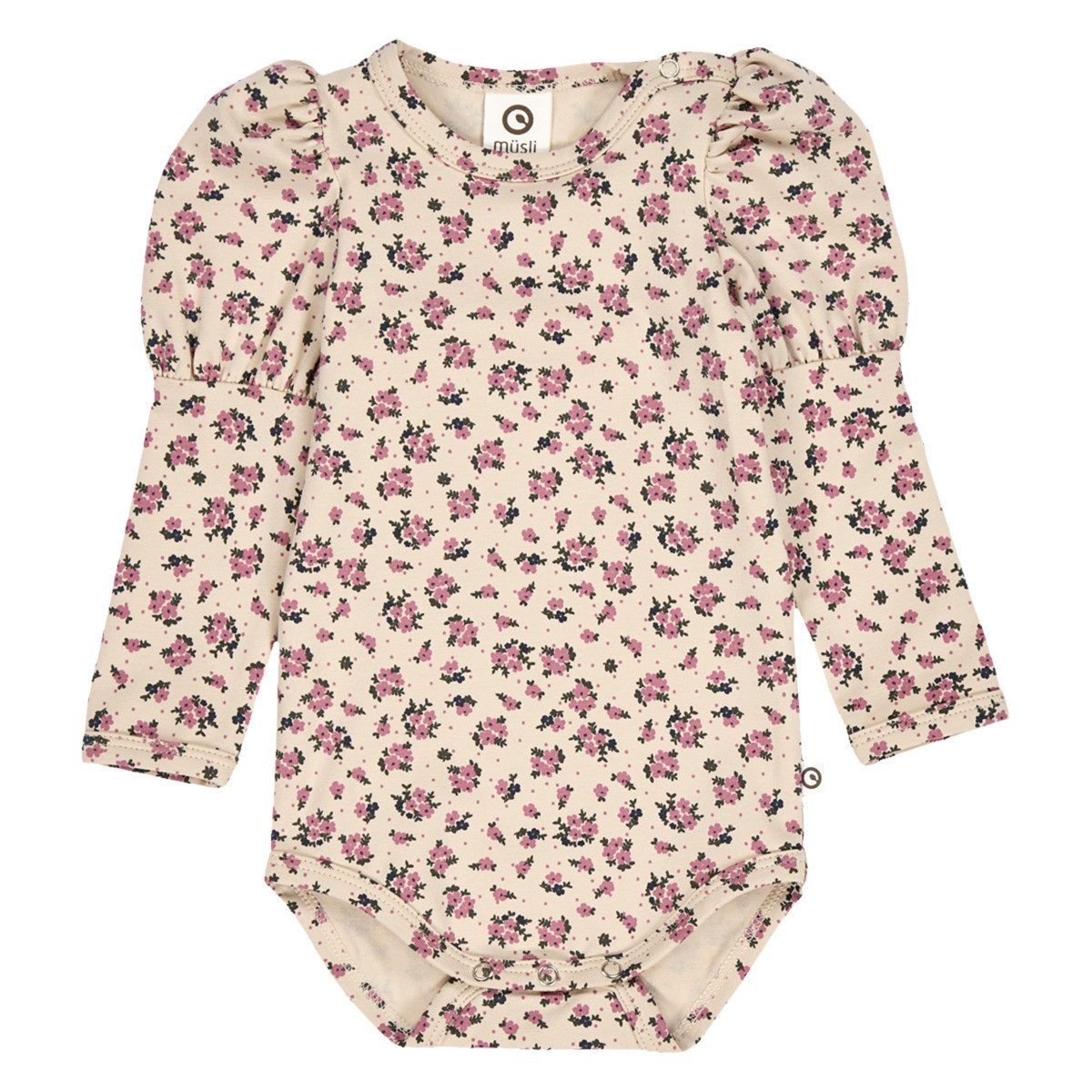 Müsli by GREEN COTTON Langarmbody 1582077100 Mädchen (1-tlg) Langarm Einteiler, Body, Longsleeve-Body, Bodysuit, Stretchbody