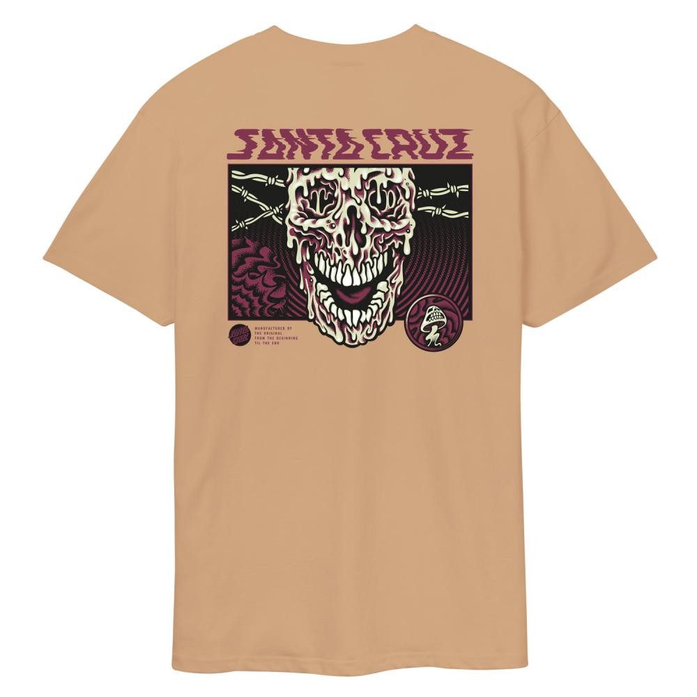 Santa Cruz T-Shirt T-Shirt Santa Cruz Toxic Skull (1-tlg) Großer "Santa Cruz" Logo-Print auf der Rückseite