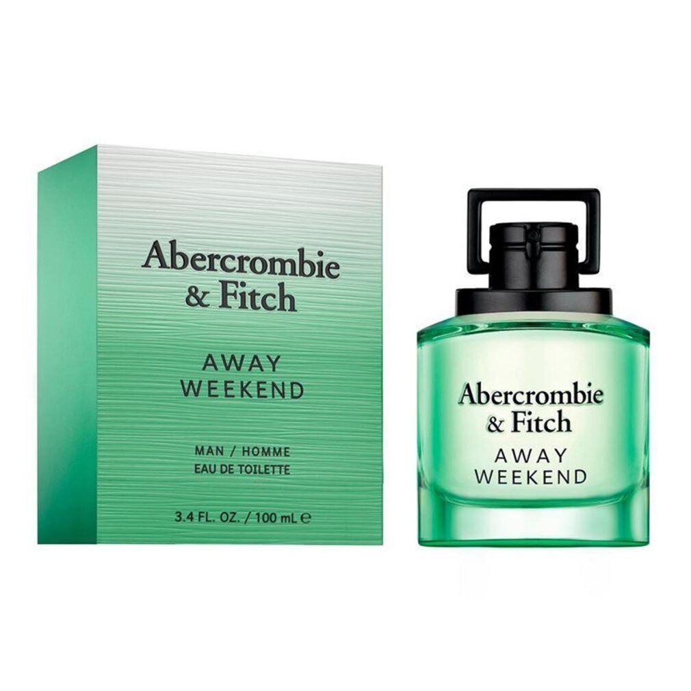 Abercrombie & Fitch Eau de Toilette Away Weekend Man Edt Spray, Glasflakon, Parfüm EDT, Herrenduft