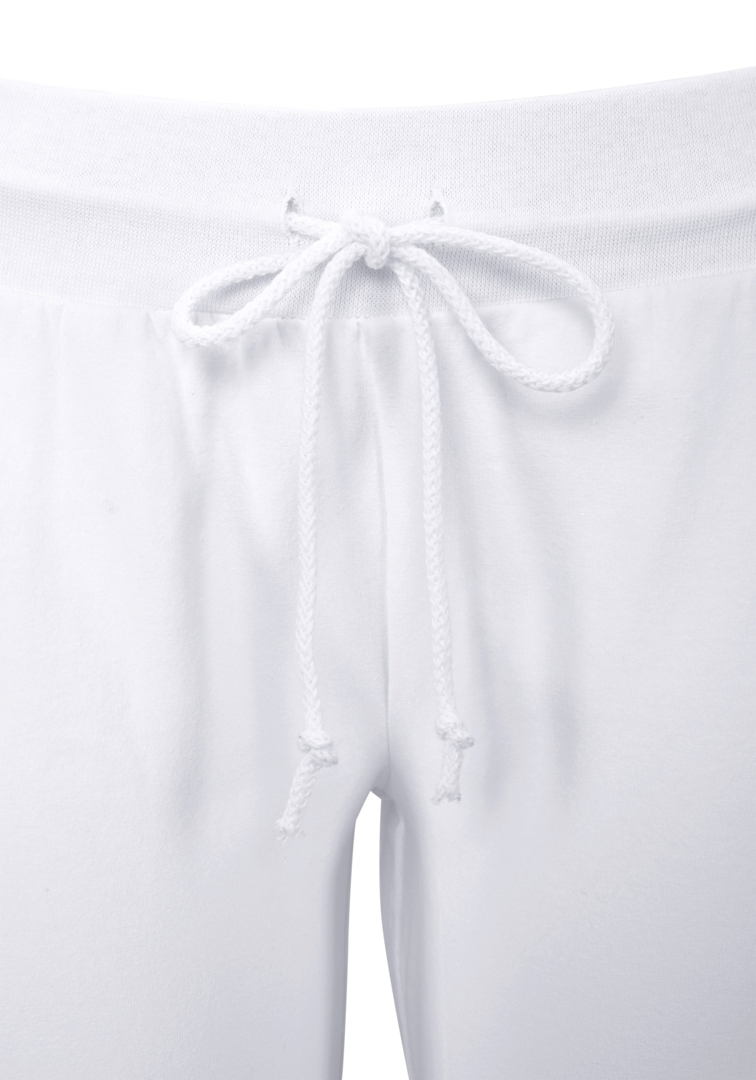 Beachtime 7/8-Strandhose aus weichem Jersey, Wide-Leg, Jogginghose, Relaxhose