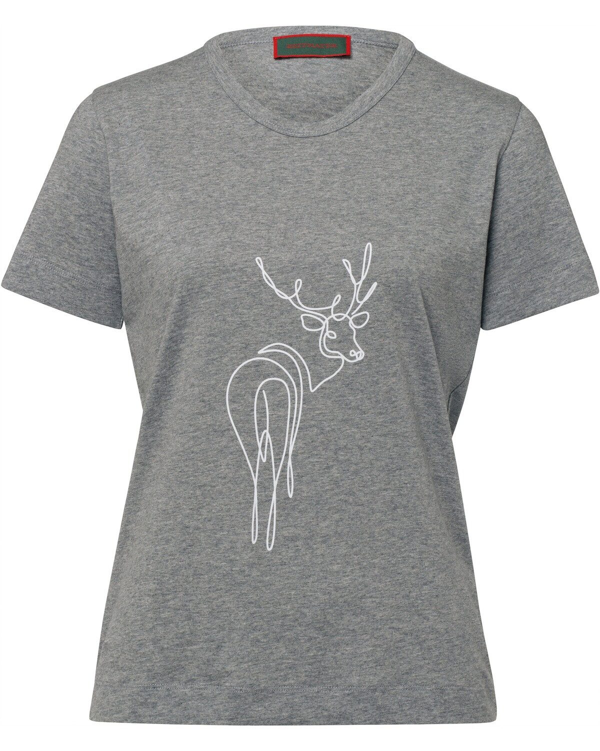 Reitmayer T-Shirt Kurzarm-Shirt mit Hirschdruck günstig online kaufen
