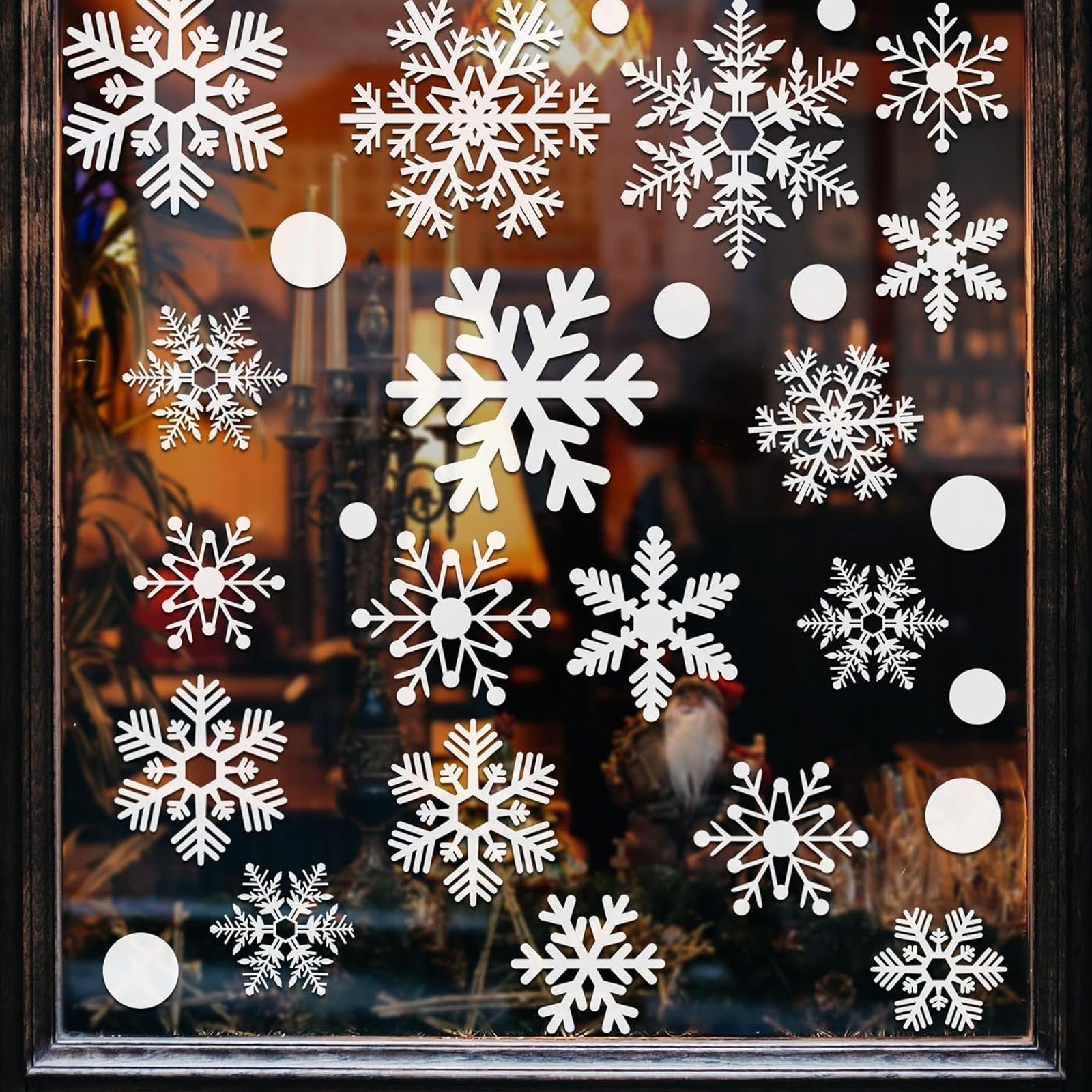 FELIXLEO Fensterdekoration 321 Stück 9 weihnachtliche Fensteraufkleber für günstig online kaufen