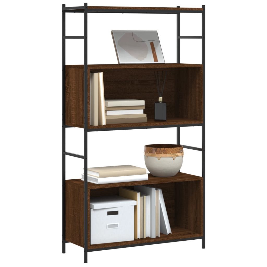 vidaXL Bücherregal Bücherregal Braun Eichen-Optik 80x30x145,5 günstig online kaufen