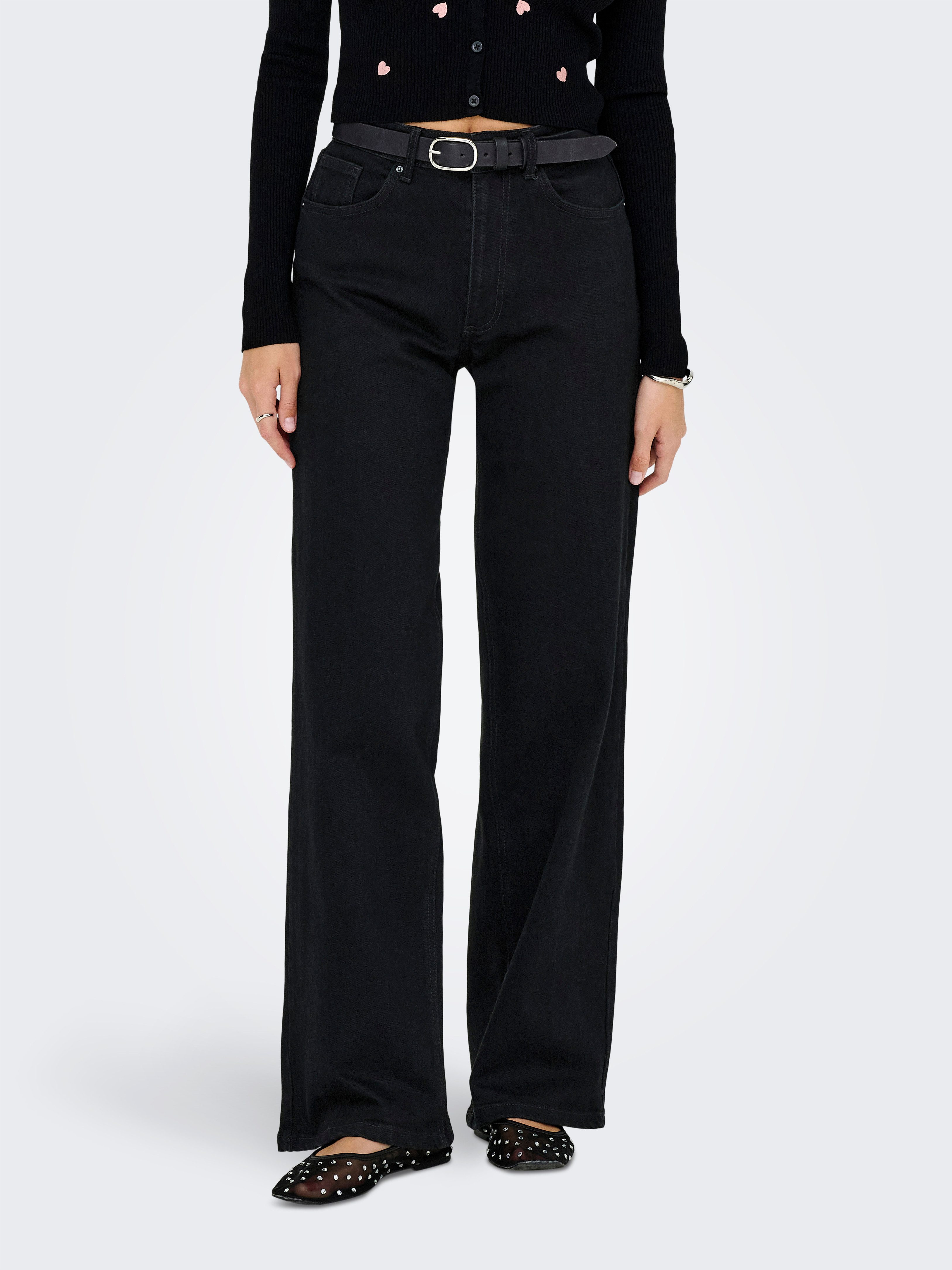 ONLY High-waist-Jeans ONLJUICY HW WIDE DNM günstig online kaufen