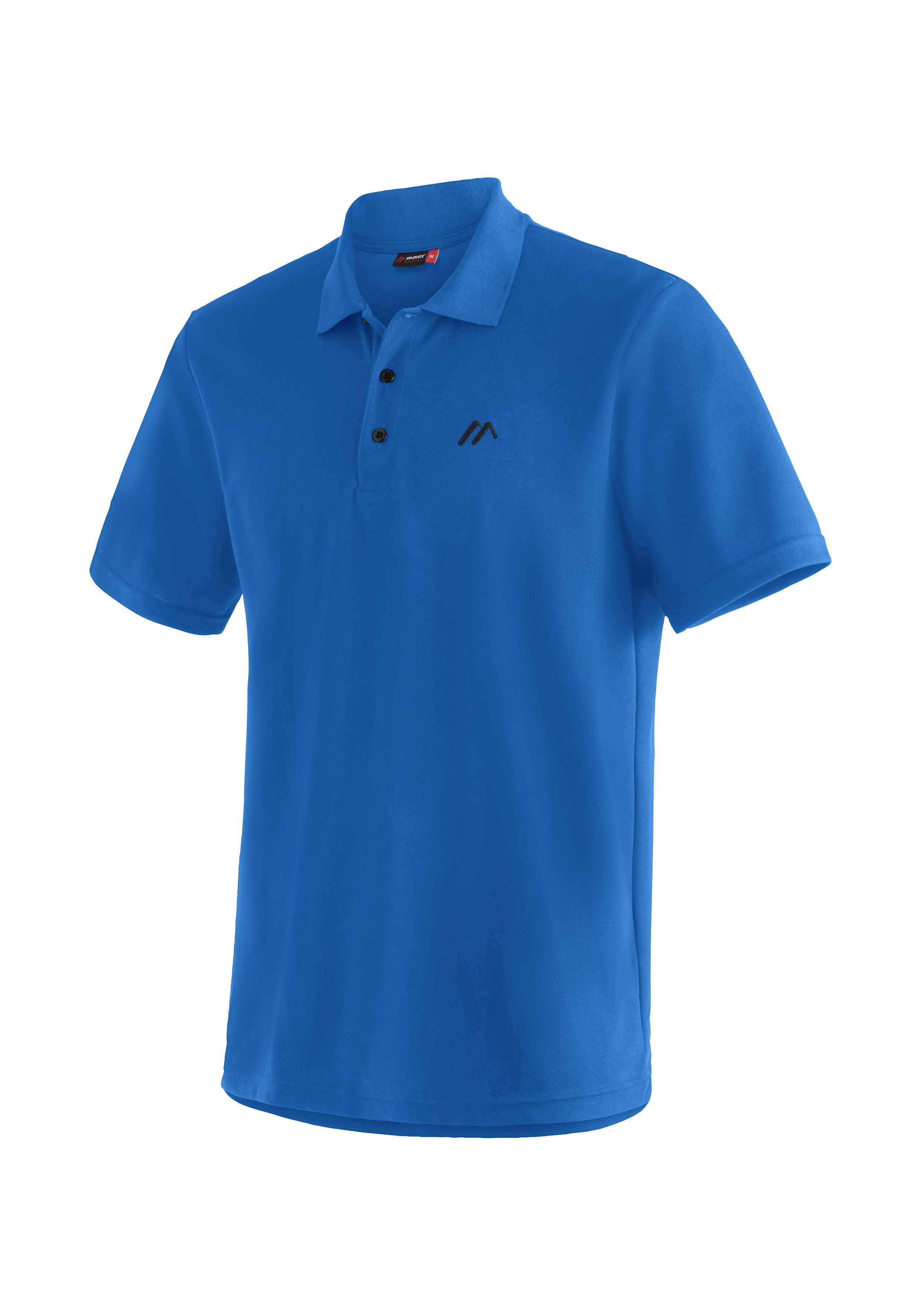 Maier Sports Poloshirt Ulrich Herren Polo kurzarm, leichtes Shirt, Funktionsshirt mit Kragen Reg Fit