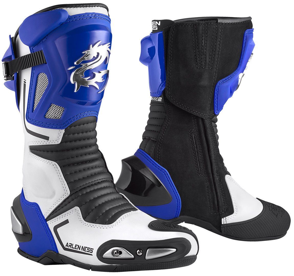 Arlen Ness Sugello Motorradstiefel Motorradstiefel Atmungsaktiv wasserabweisend absorbierend