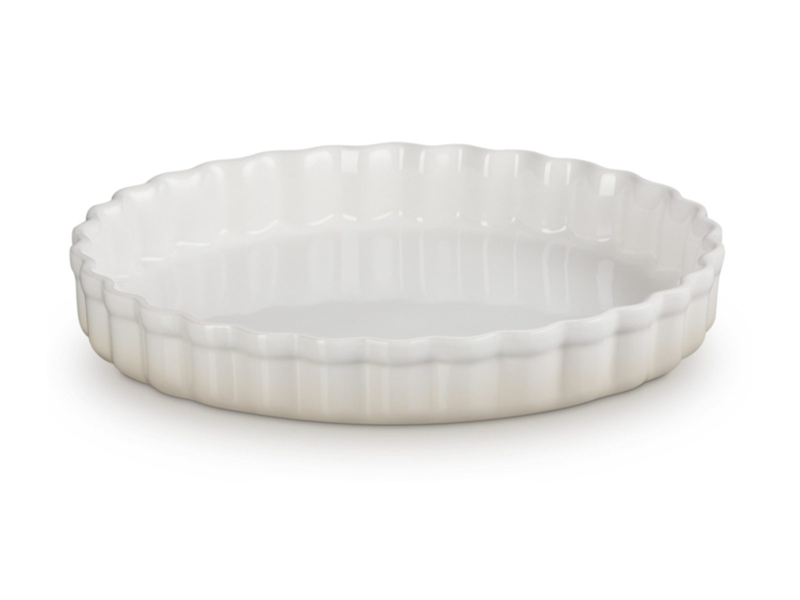 LE CREUSET Auflaufform Tarteform Tradition meringue 24cm, Steinzeug