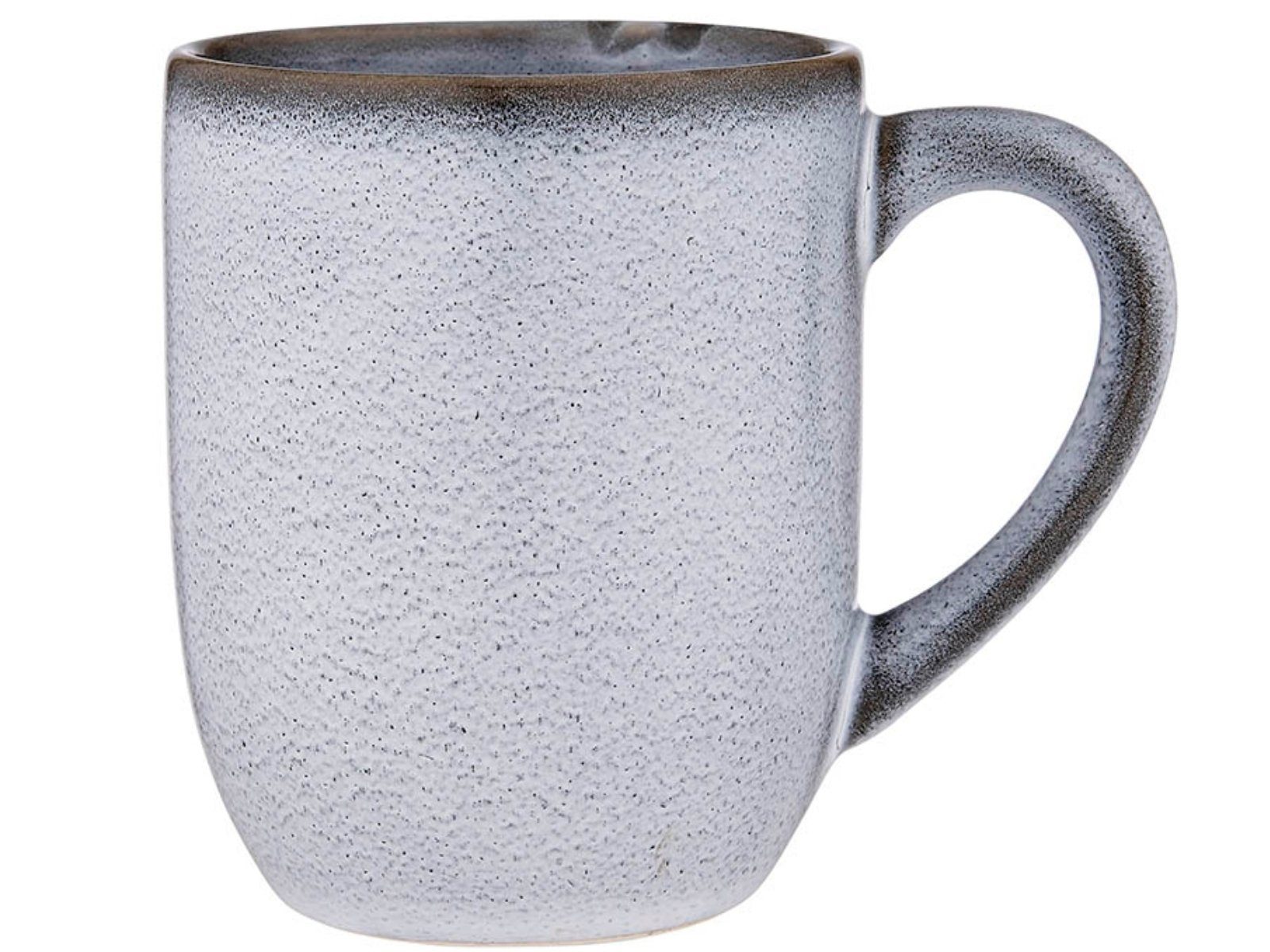 Ladelle Becher CAFE Becher mit Henkel granit 0,3 l, Porzellan, Cafe Granite Mug 12x8x10cm