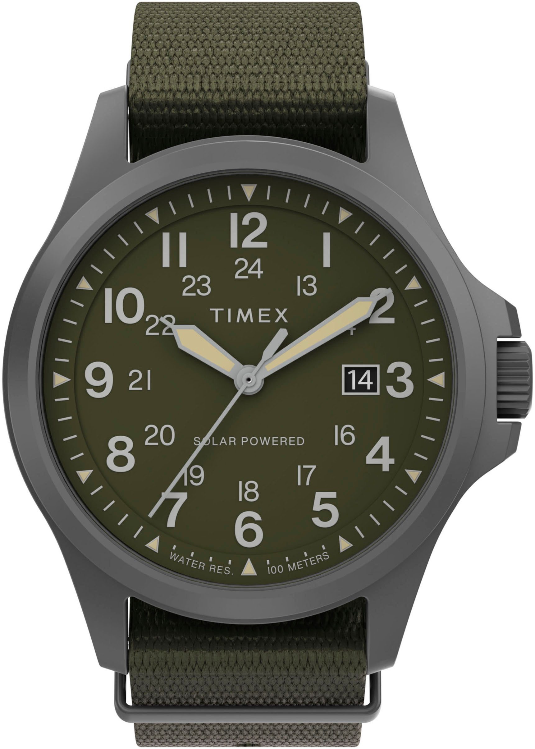 Timex Solaruhr FIELD POST TW2V03700YH, Armbanduhr, Herrenuhr, Datum, Leucht günstig online kaufen