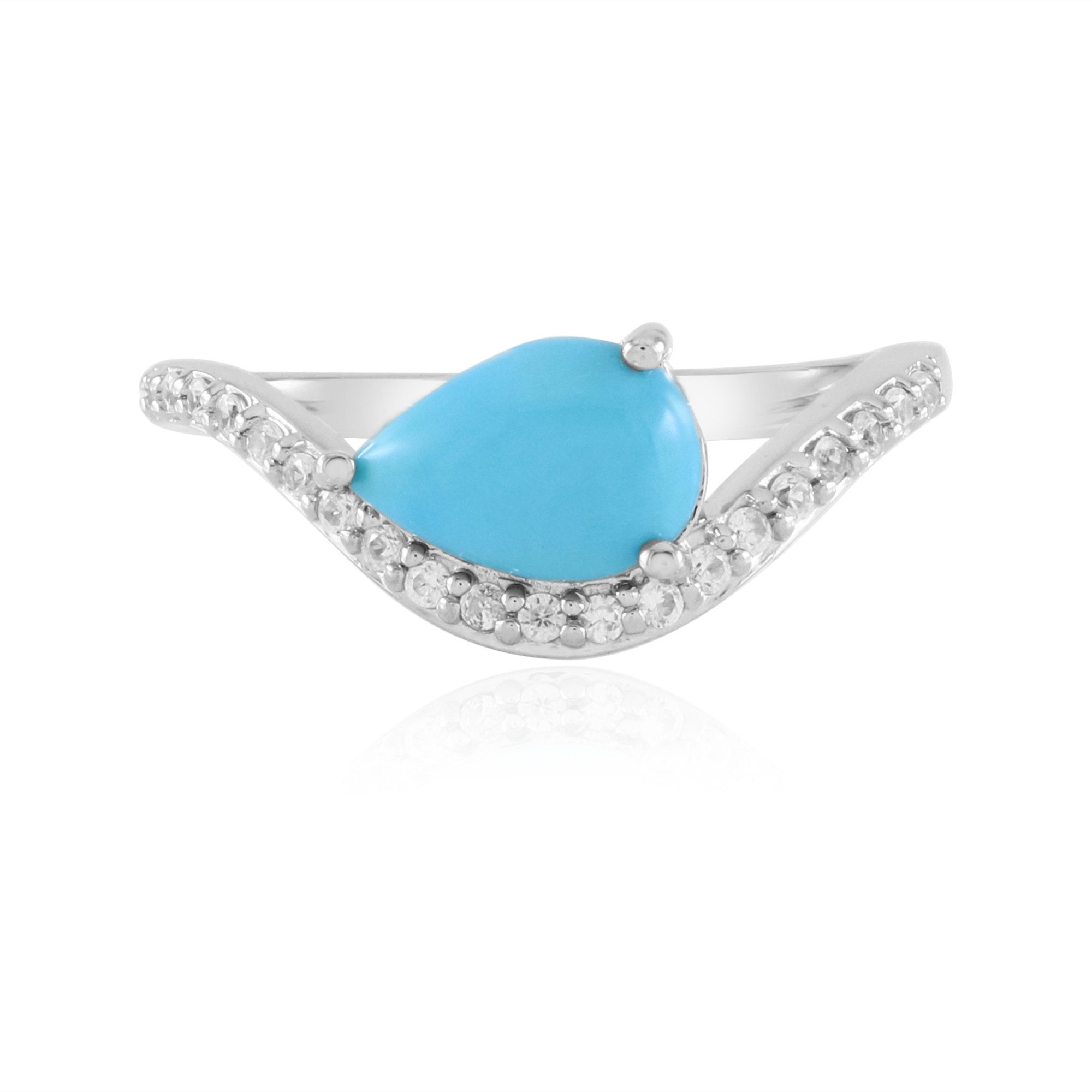 Cavill Silberring „Dornröschen“-Ring aus Türkis und Silber (1-tlg)