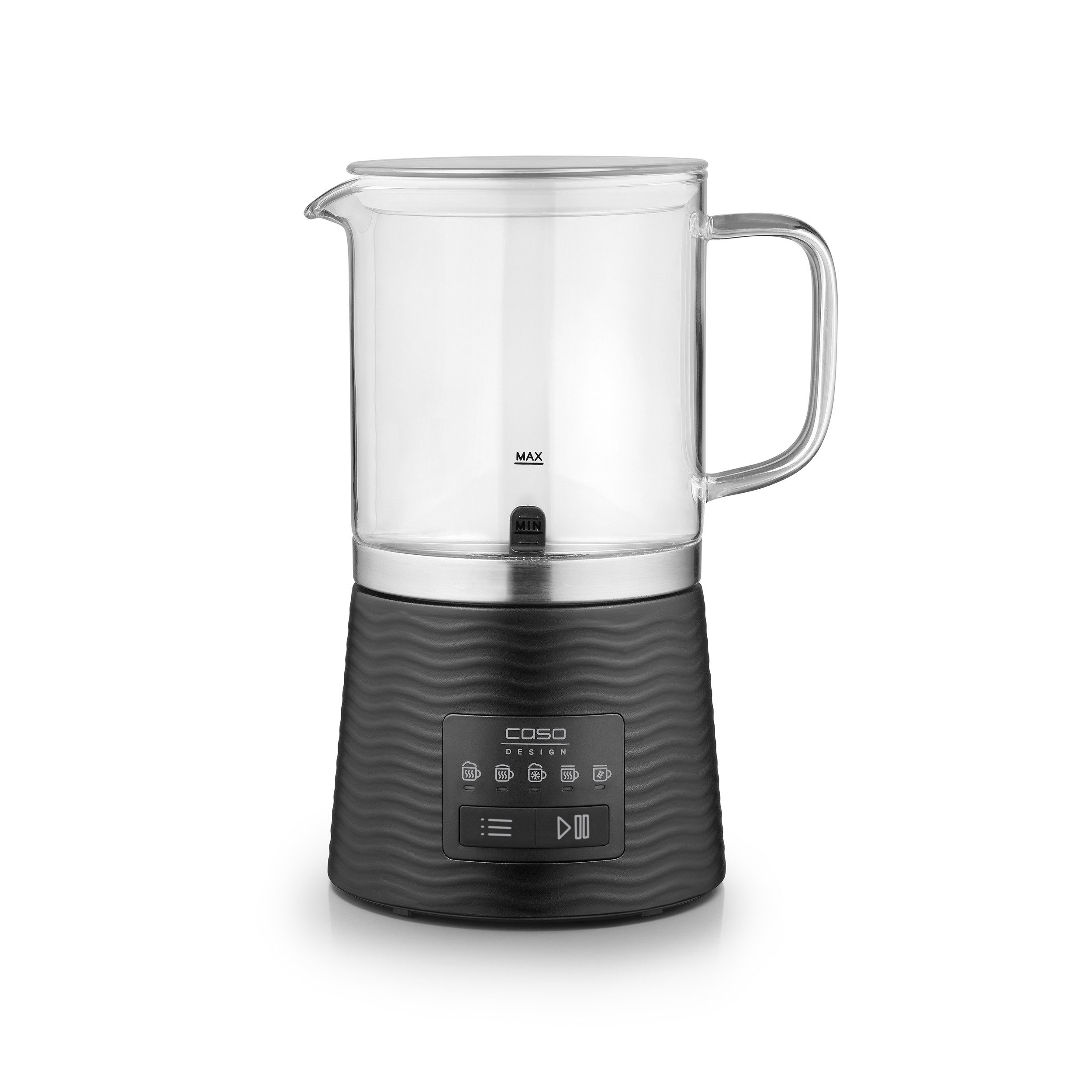 Caso Milchaufschäumer 1661 CappuLatte, 600 W, Vielfältiger Milchgenuss dank 5 Funktionen
