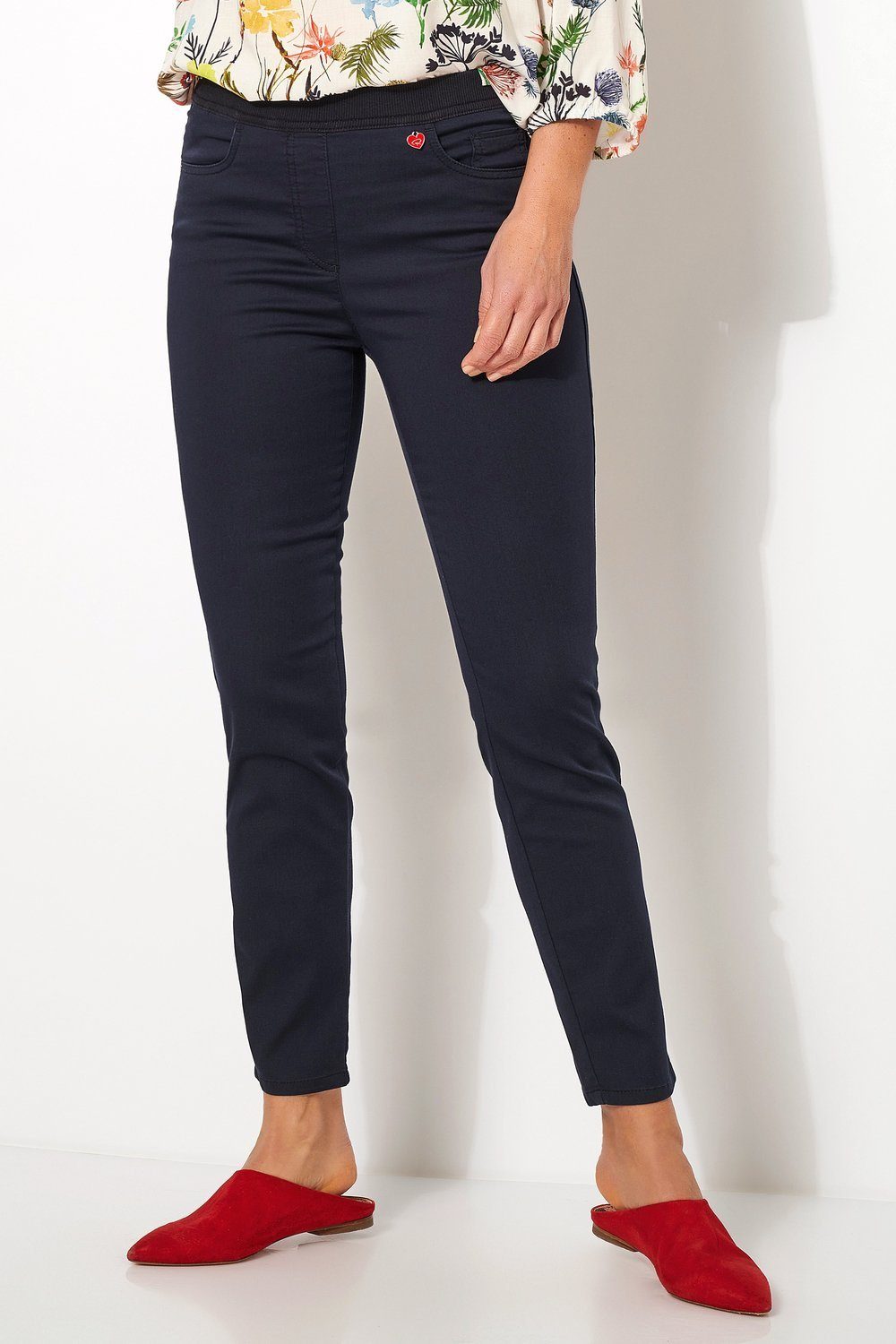 Relaxed by TONI Jeans marine 7/8 Slim-fit-Jeans