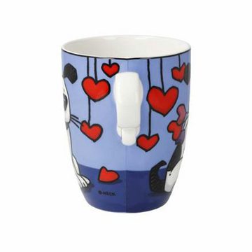 Goebel Tasse Ed Heck - Love Dog, Fine Bone China