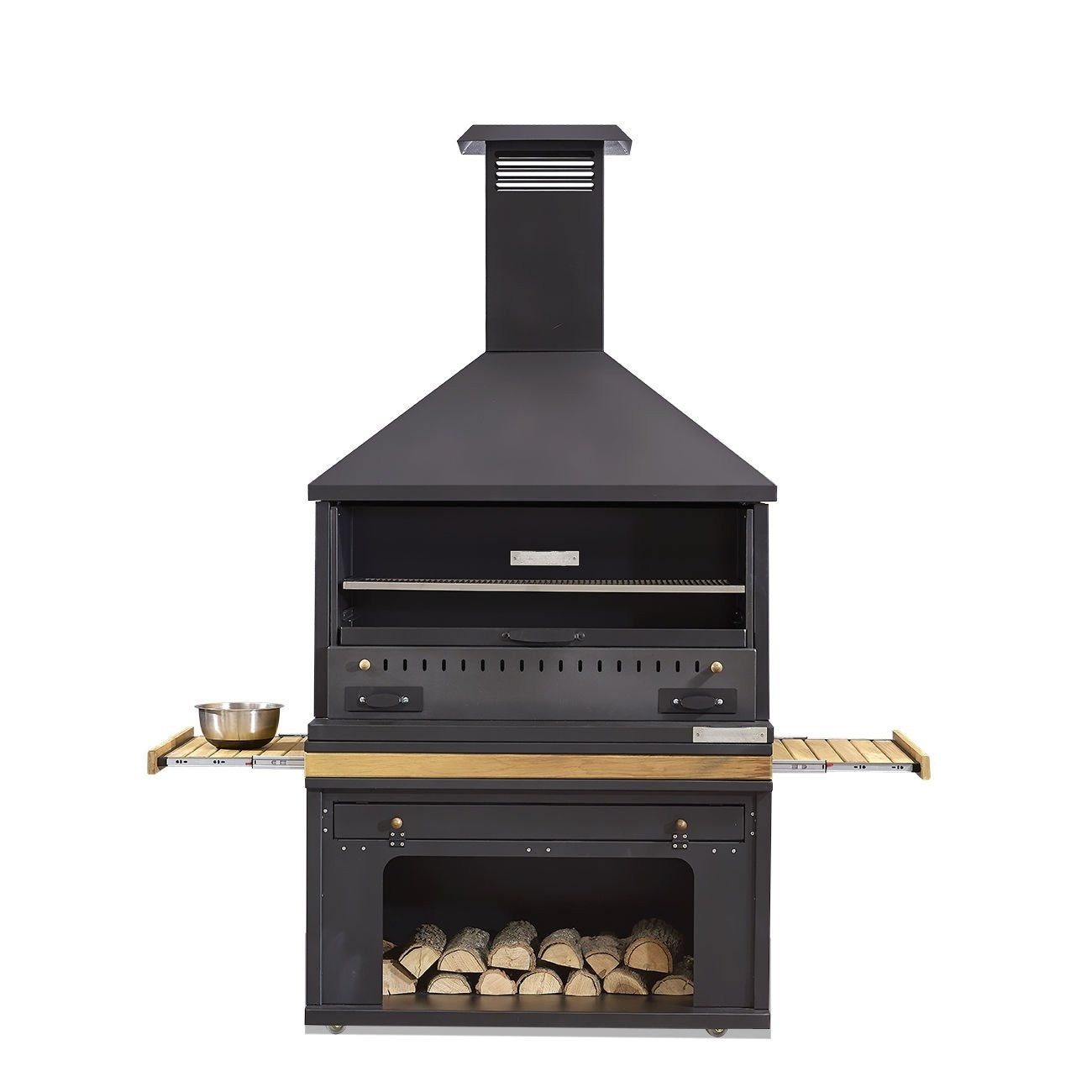 JVmoebel Grillkamin Moderne Outdoorküche mit Grill und Stauraum für Garten und Terrasse, Made in Europe
