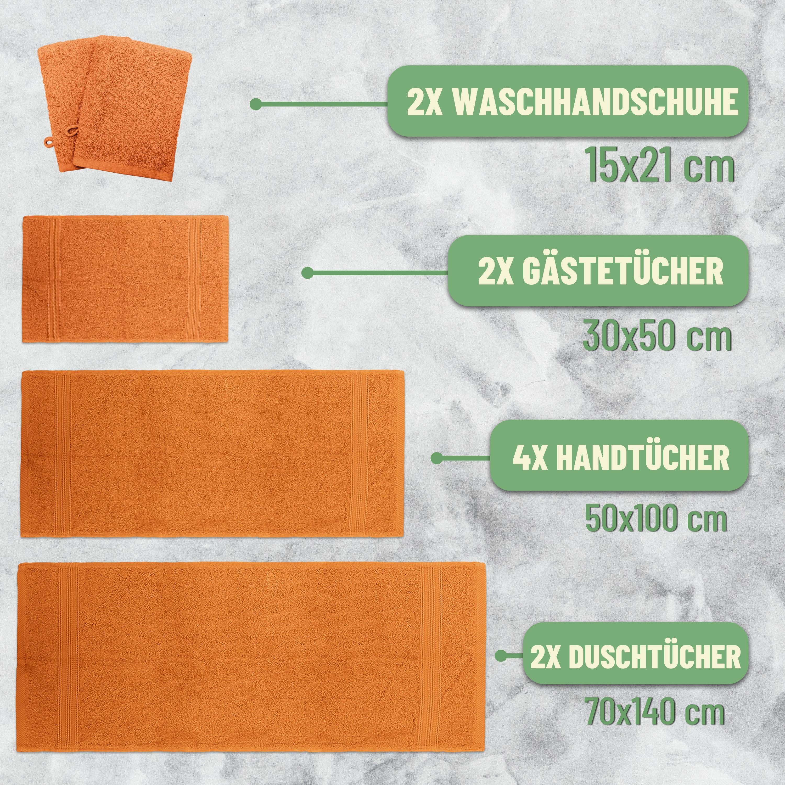 NatureMark Handtuch Set 10 tlg. Frottier günstig online kaufen