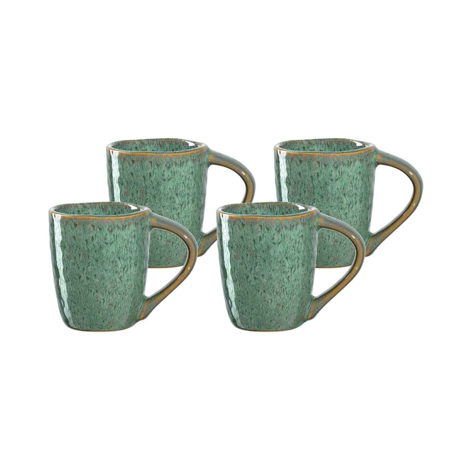 ml Set, 4er Espressotassen Espressotasse Keramik grün LEONARDO Matera 90