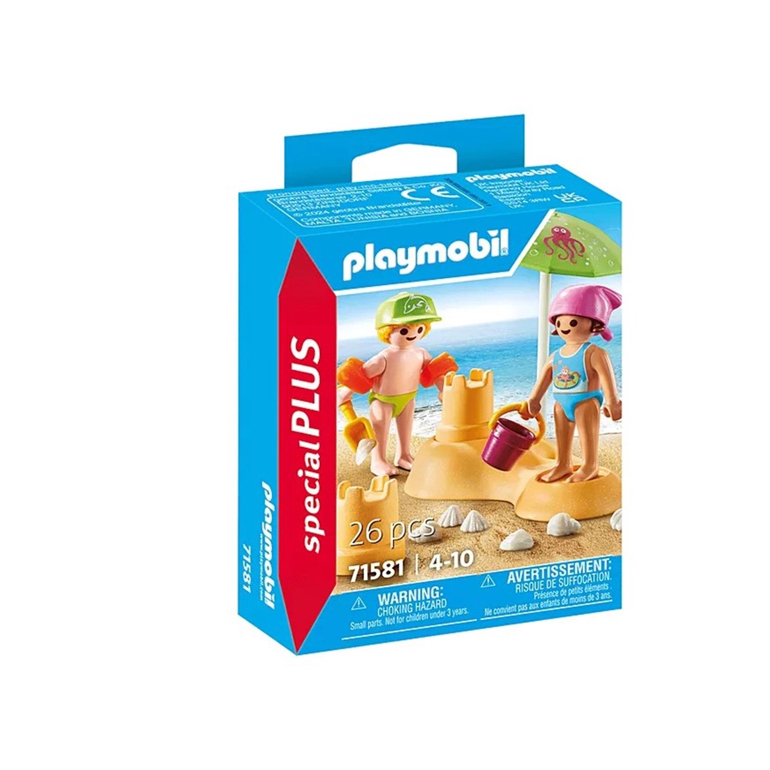 Playmobil® 71581 Kids mit Sandburg Konstruktions-Spielset günstig online kaufen