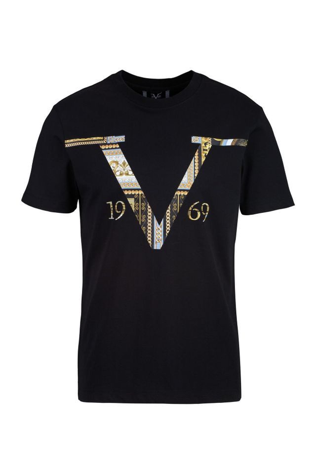 19V69 ITALIA T-Shirt - Baroque R-Neck T-Shirt günstig online kaufen