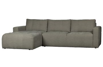 vtwonen Ecksofa Longchair-Sofa Bar Links - Stoff Warm Grey, freistellbar