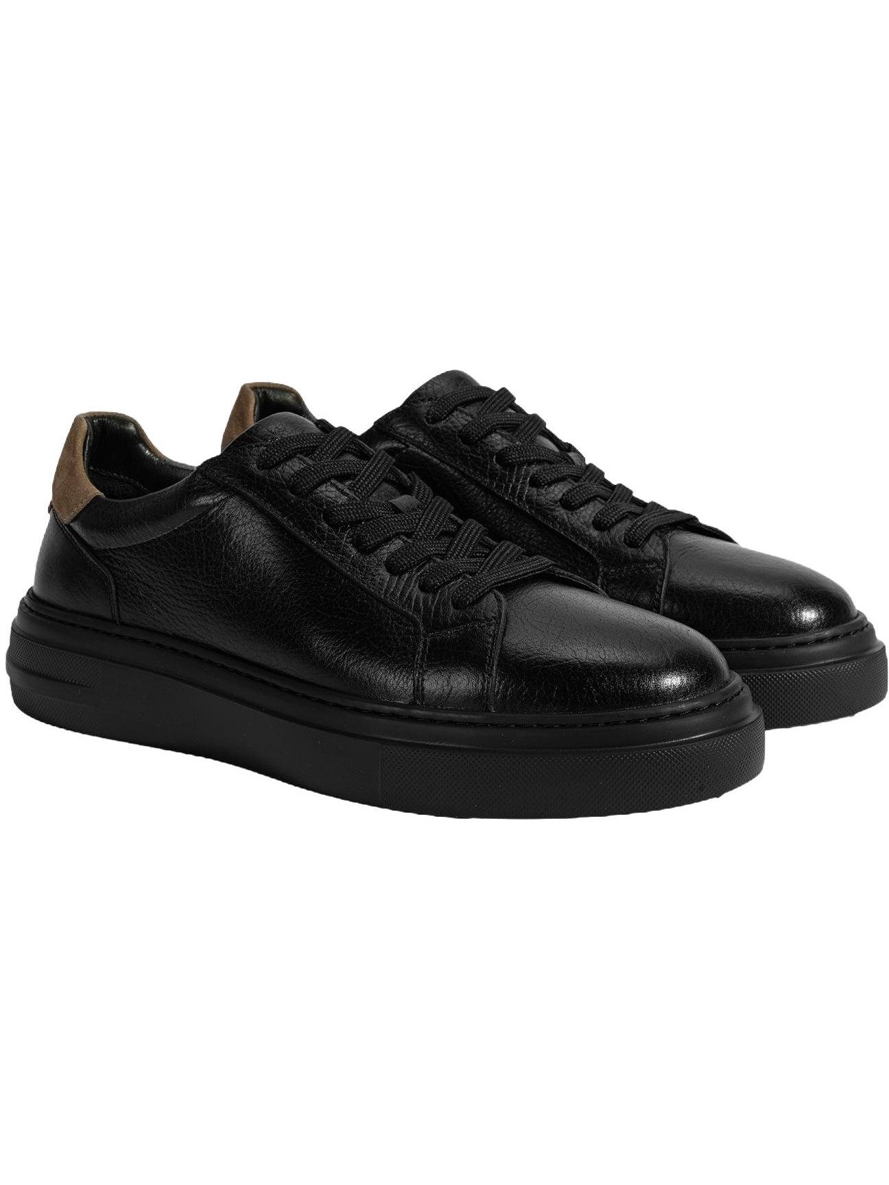 Desa Desa Herren-Freizeitschuhe mit Schnürung – Obermaterial aus Leder, Sch Sneaker