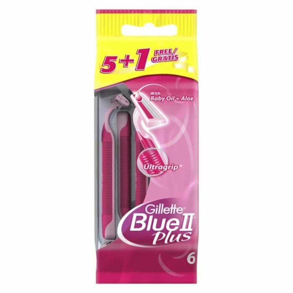 Gillette Станки для бритья Blue II Plus 5 + 1 Einheiten